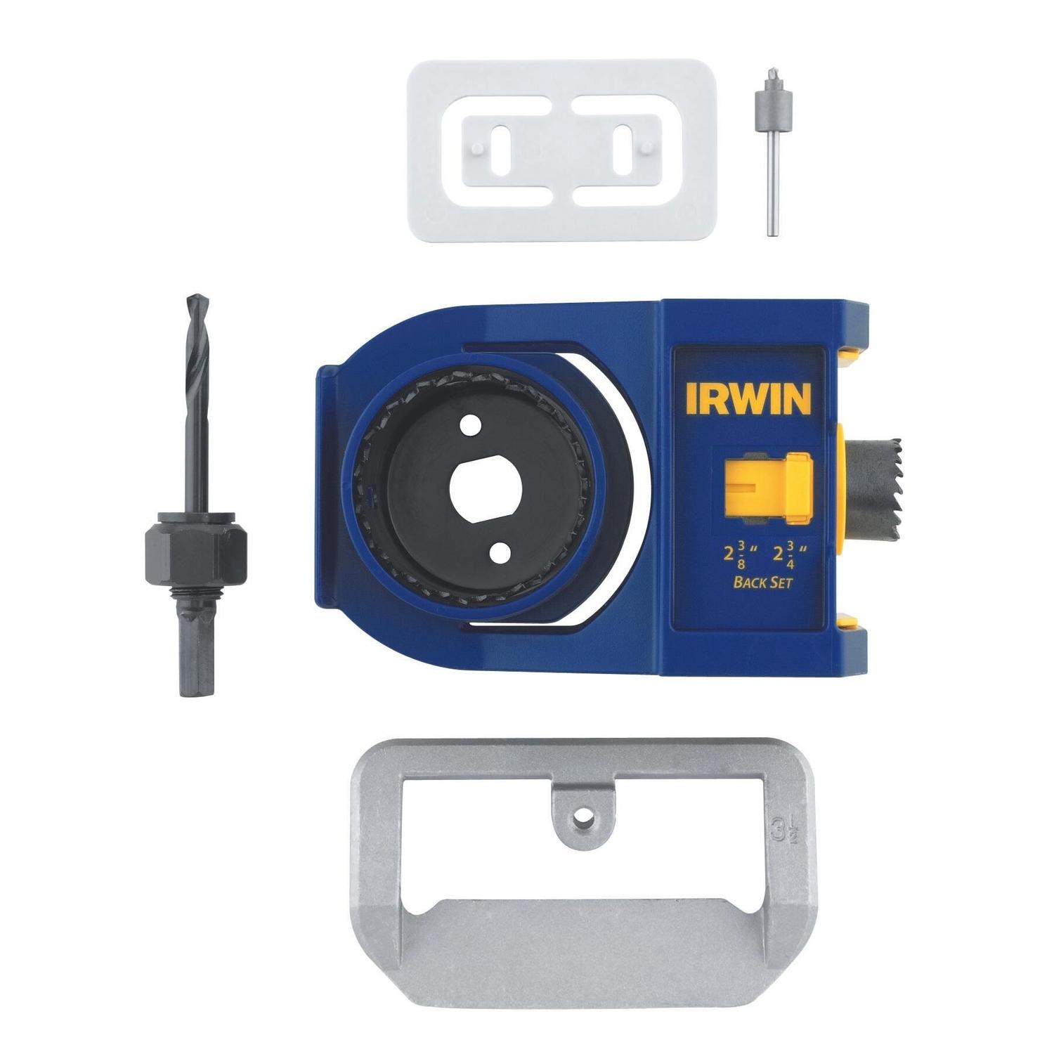 Irwin Bi-Metal Door Lock Installation Kit 1 pc