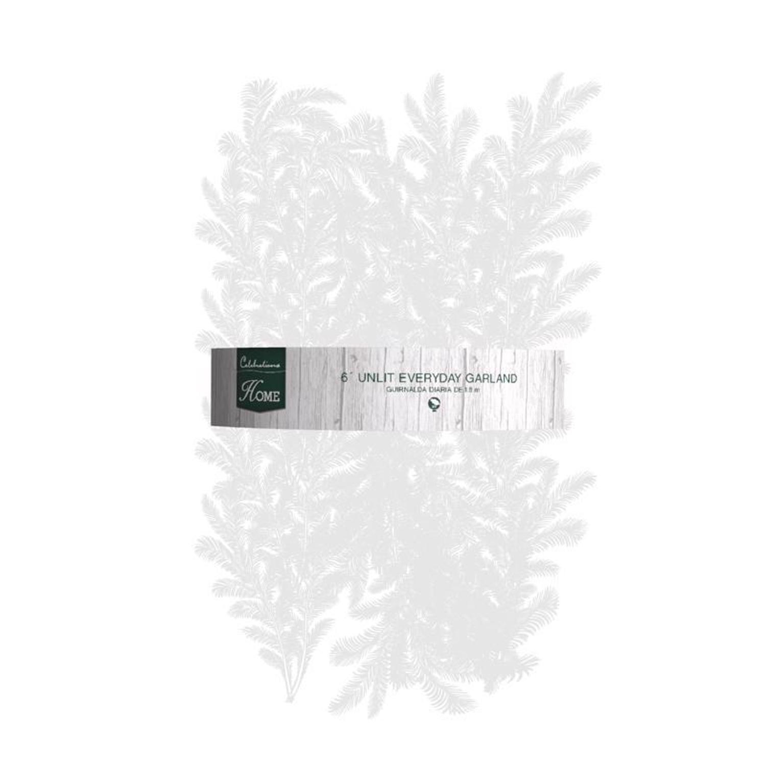 Celebrations 6 ft. L Unlit Everyday Garland