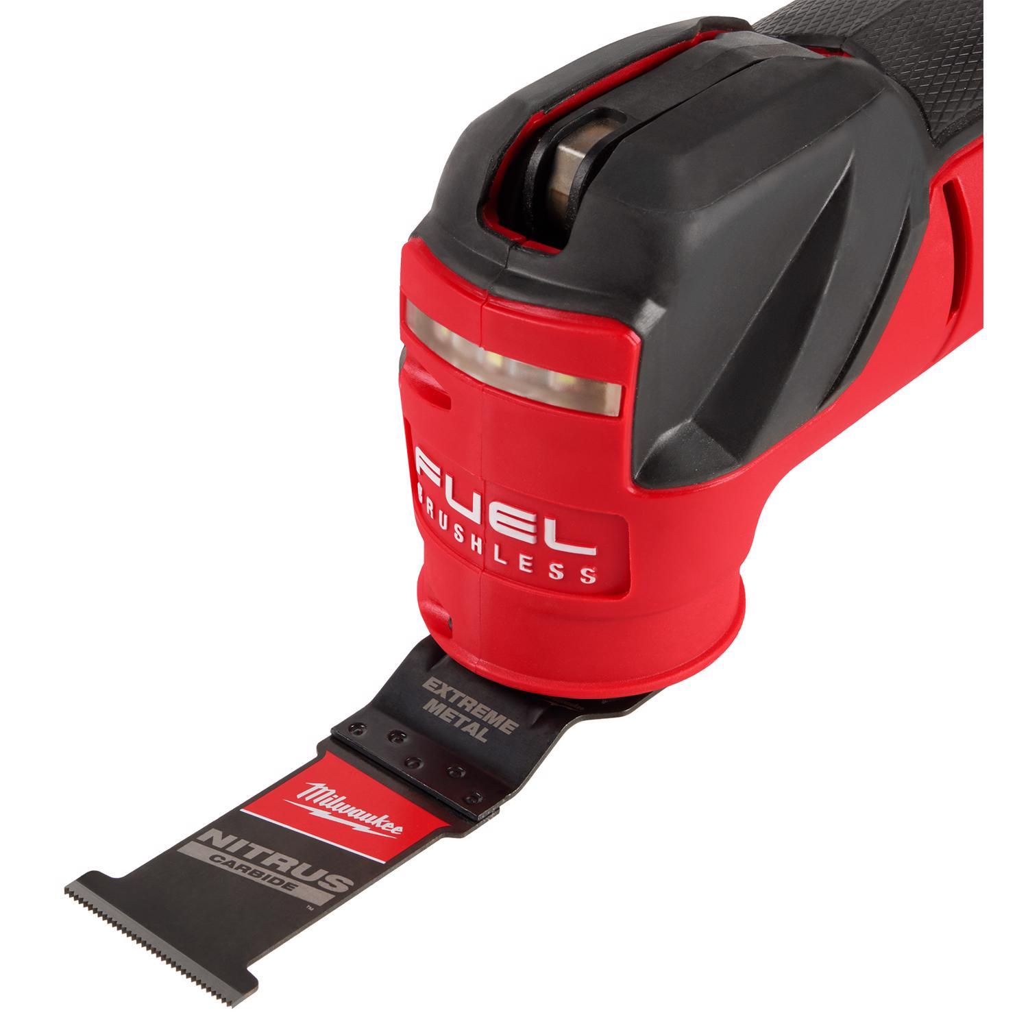 Milwaukee Nitrus Carbide 1-3/8 in. W Carbide Open-Lok Oscillating Blade Multi-Material 1 pk