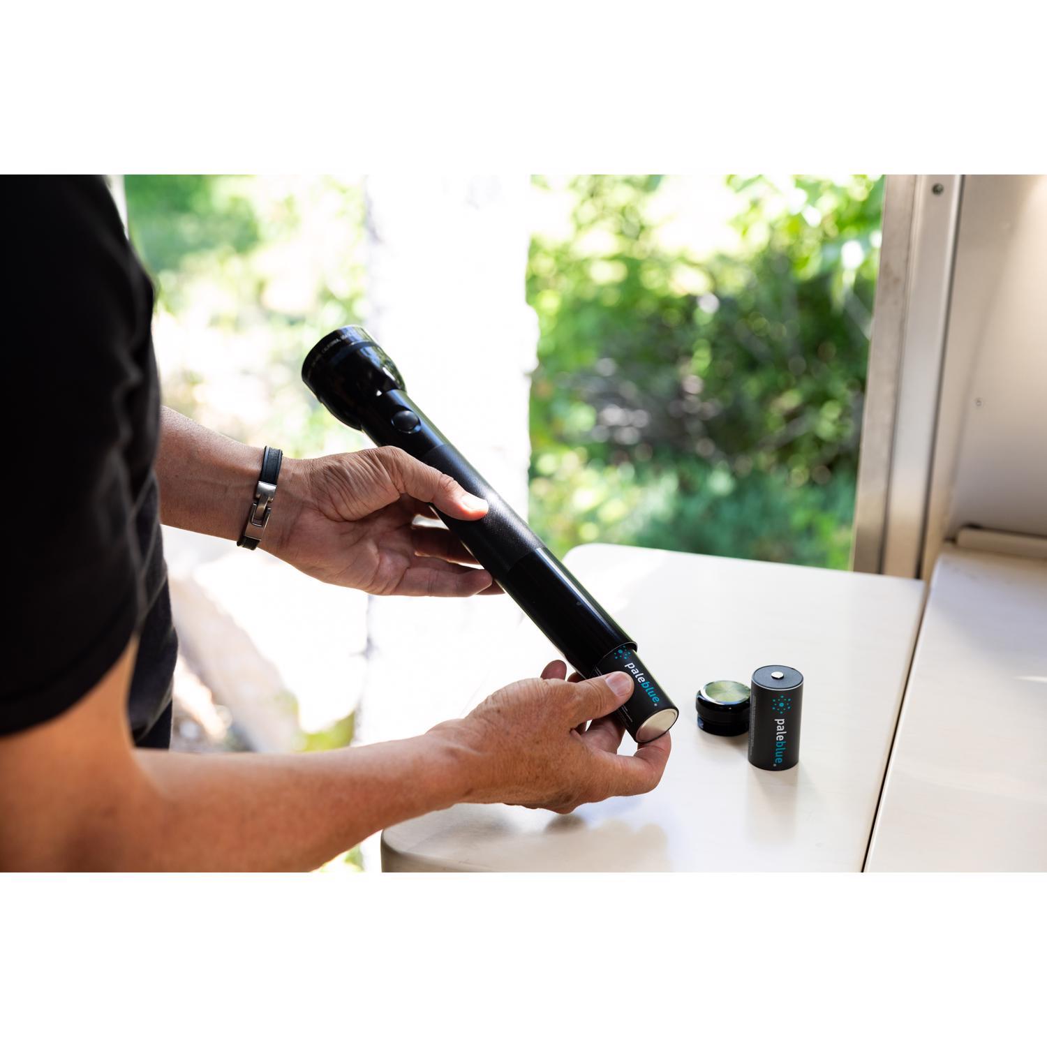 Pale Blue Earth D Lithium Batteries 2 Pack Clamshell