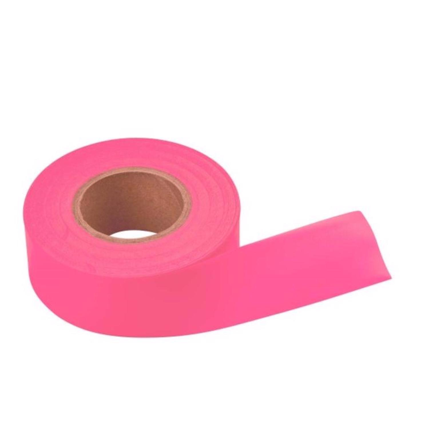 C.H. Hanson 150 ft. L X 1.2 in. W Plastic Flagging Tape Fluorescent Pink