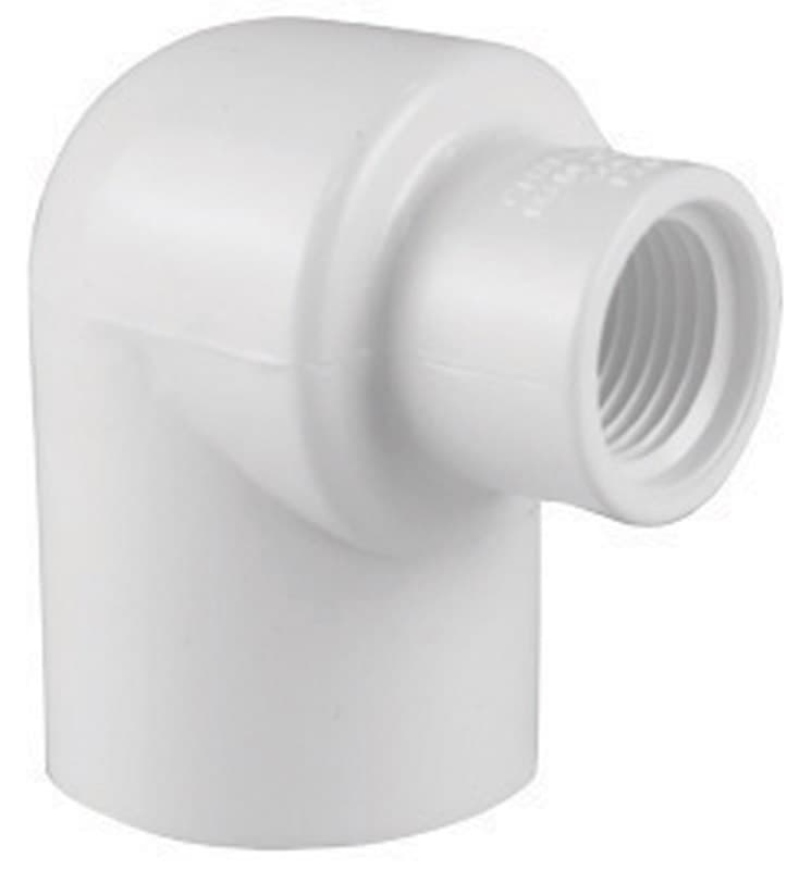 Charlotte Pipe 1 in. Slip X 1/2 in. D FPT PVC Elbow 1 pk