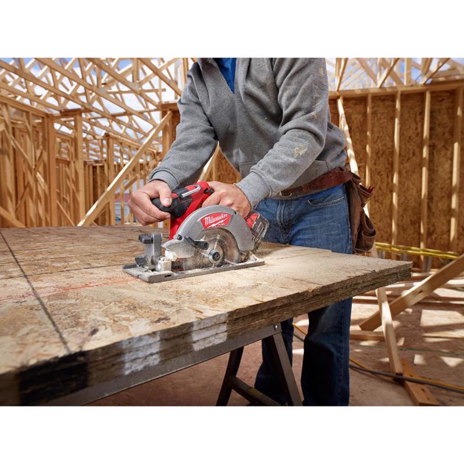 Milwaukee 6-1/2 in. D X 5/8 in. Framing Tungsten Carbide Circular Saw Blade 24 teeth 1 pc