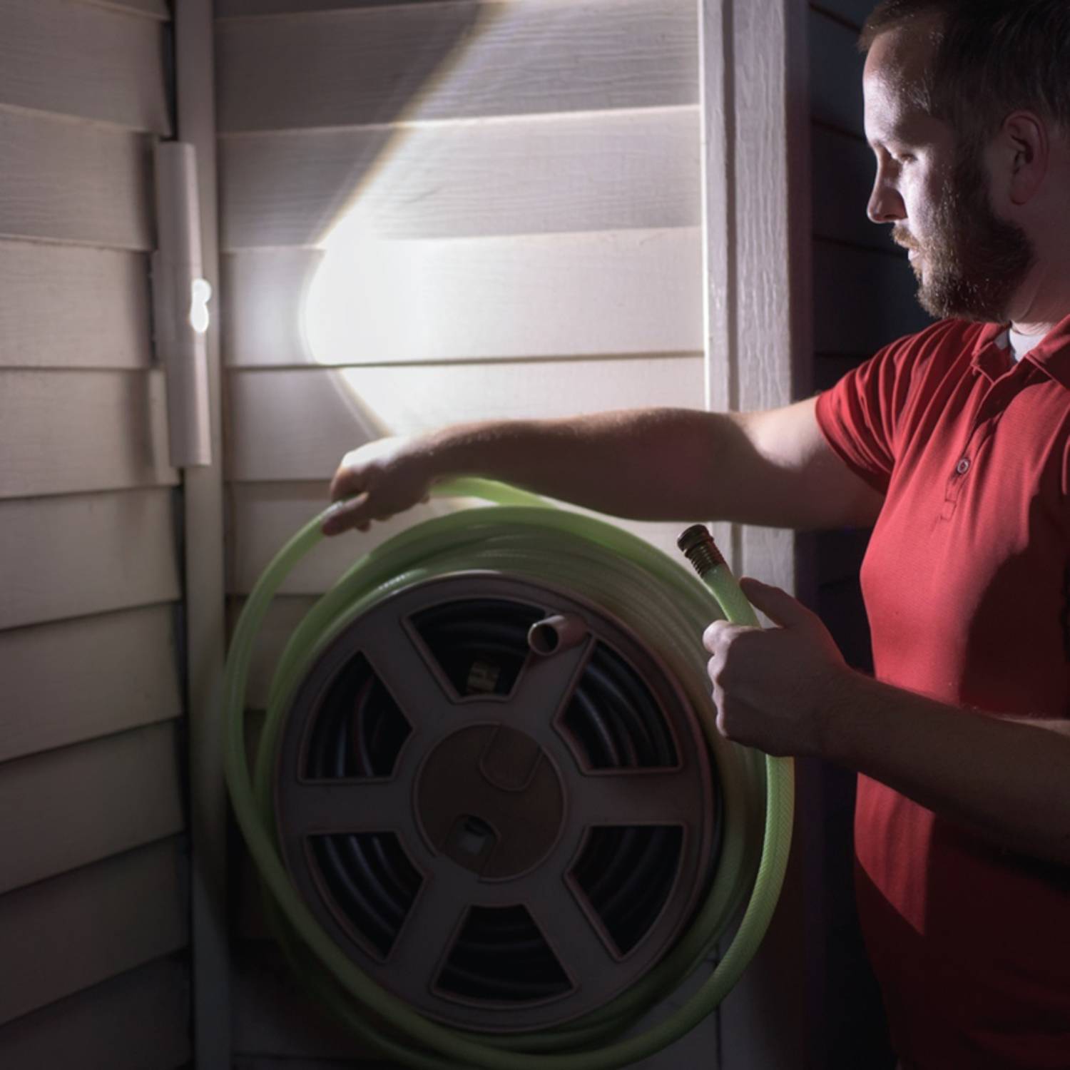 Mr. Beams Motion-Sensing Battery Powered LED White Security Light