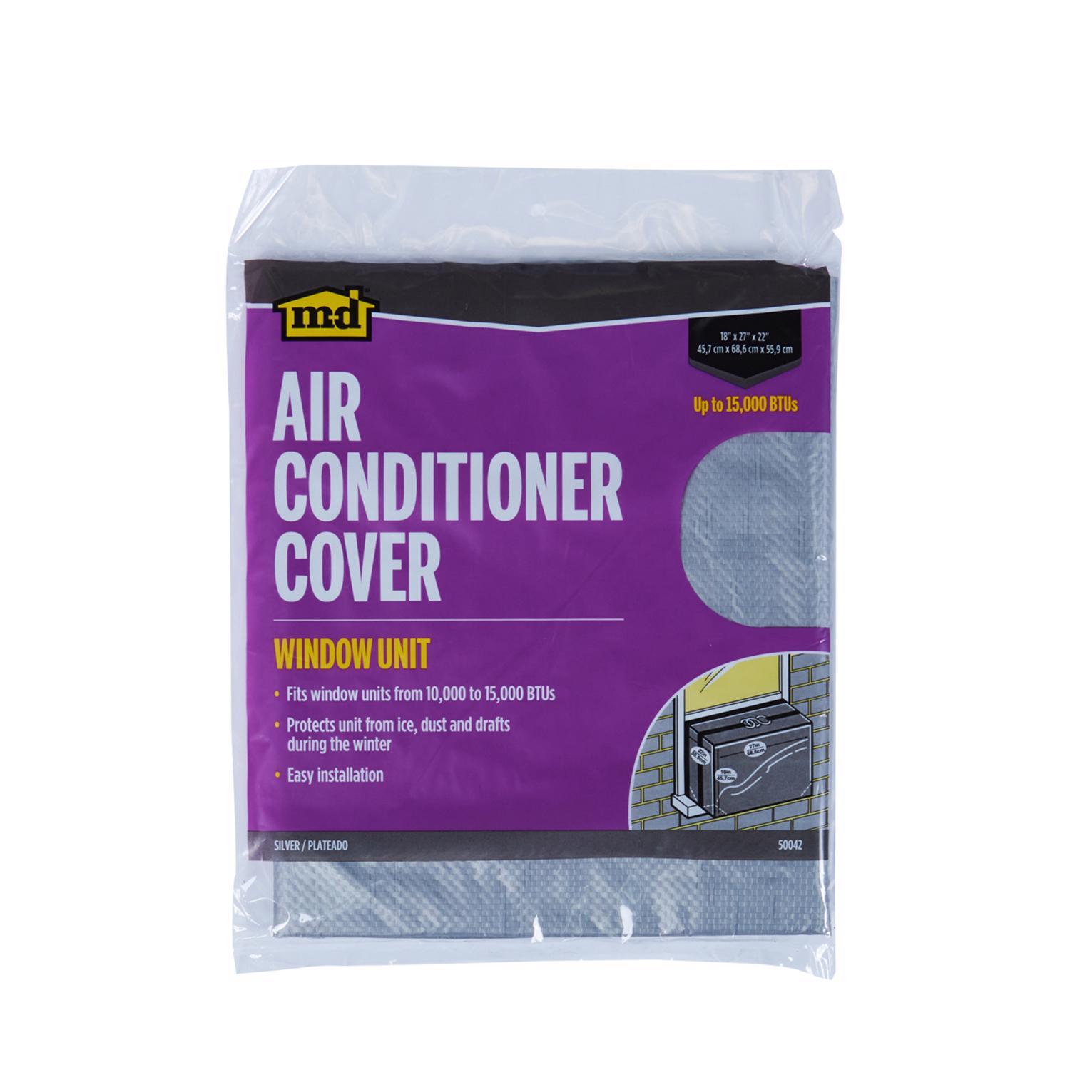 M-D 18 in. H X 27 in. W Square Outdoor Window Air Conditioner Cover