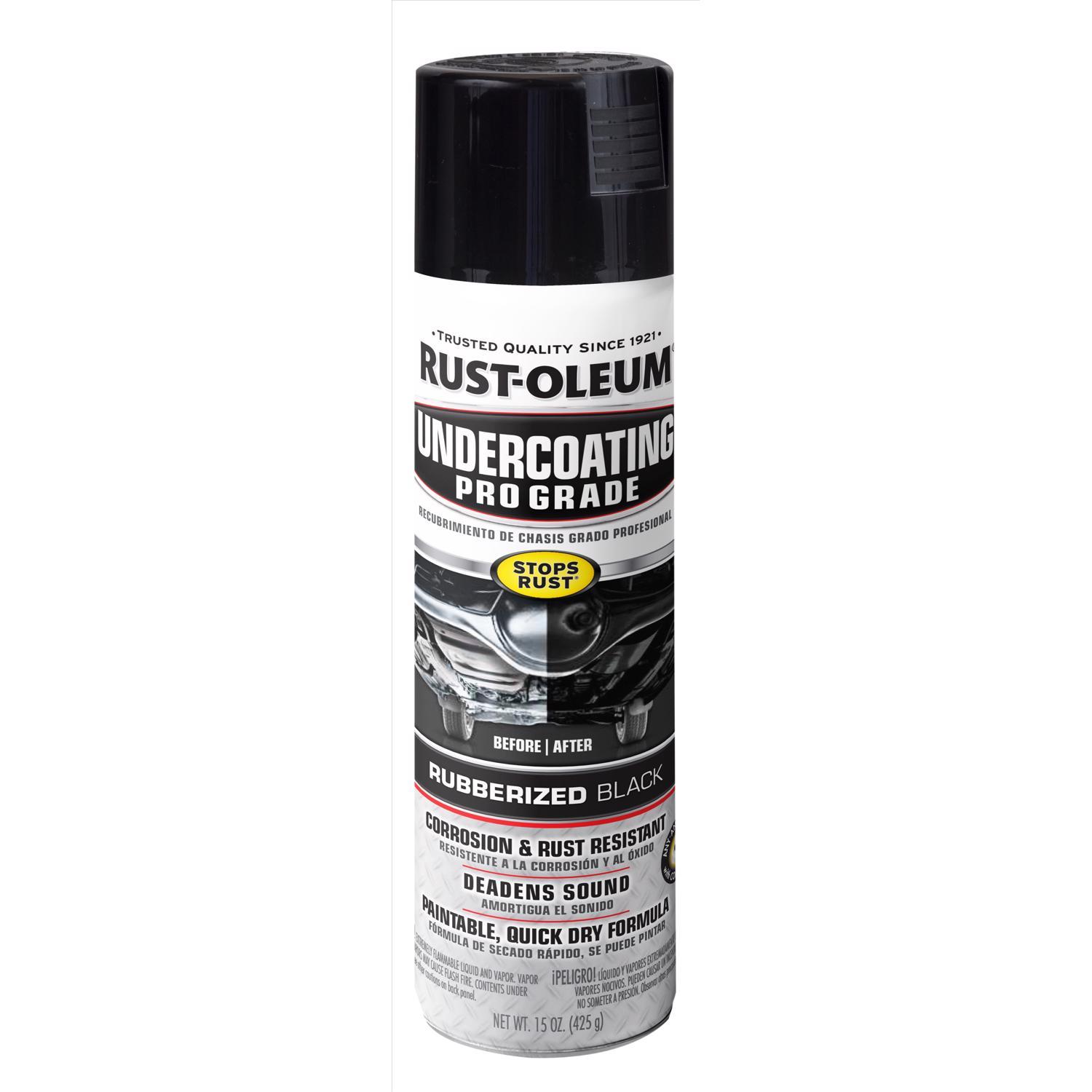 Rust-Oleum Automotive Flat/Matte Black Professional Grade Undercoating 15 oz