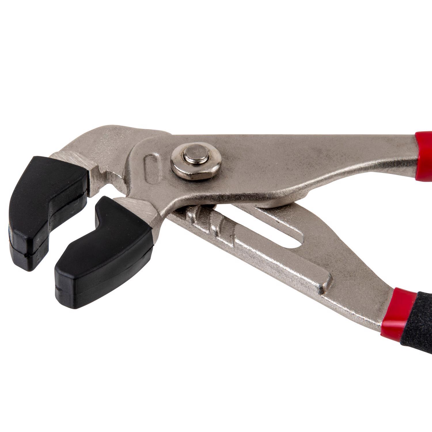 Superior Tool Pipe Wrench Plier Black/Red 3 pc