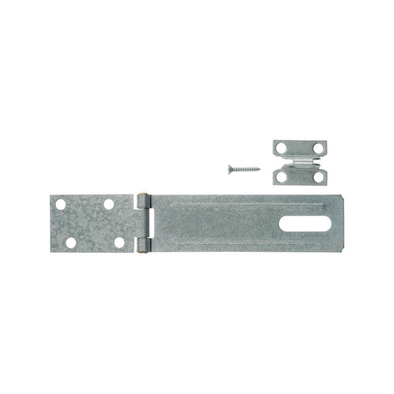 Ace Galvanized Steel 6 in. L Fixed Staple Safety Hasp