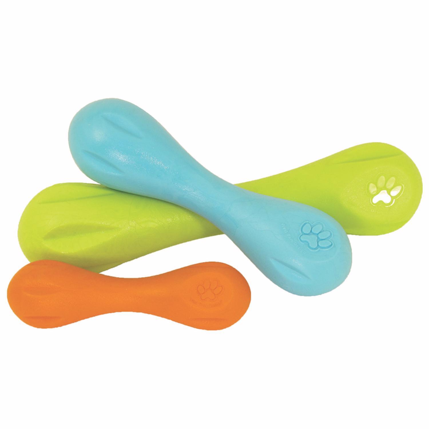 West Paw Zogoflex For Dog Plastic Hurley Bone Chew Dog Toy Small 1 pk