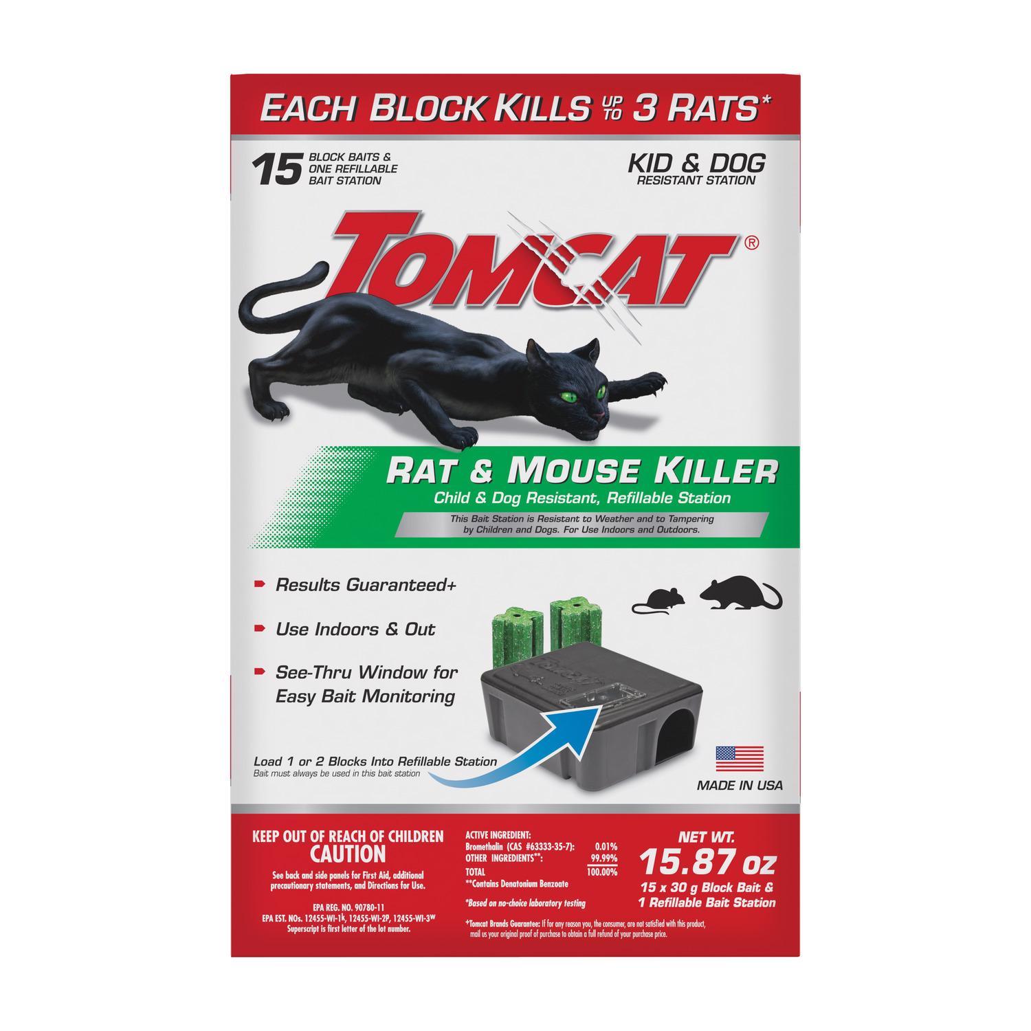 Tomcat Bait Station Blocks For Mice And Rats 1 Pack