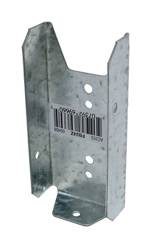 Simpson Strong-Tie Galvanized Steel ZMAX 20 Ga. Fence Bracket 1-9/16 in. W x 3-3/8 in. H