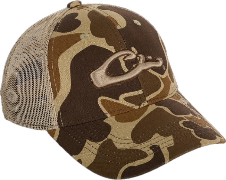 6-Panel Camo Mesh-Back Cap Mossy Old School