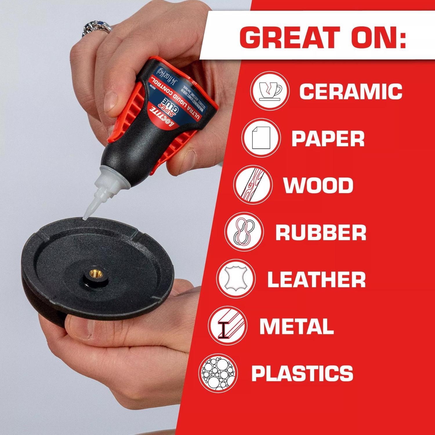 Loctite Ultra Liquid Control High Strength Ethyl Cyanoacrylate Clear Super Glue 4 gm