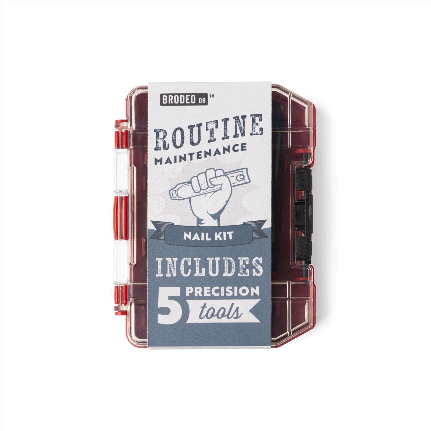 Brodeo Drive Black Routine Maintenance Nail Kit 1 Pk