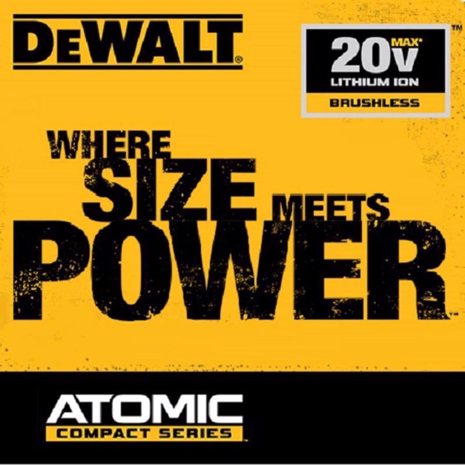 DeWalt 20V MAX ATOMIC 1/2 in. Cordless Brushless Compact Impact Wrench Tool Only