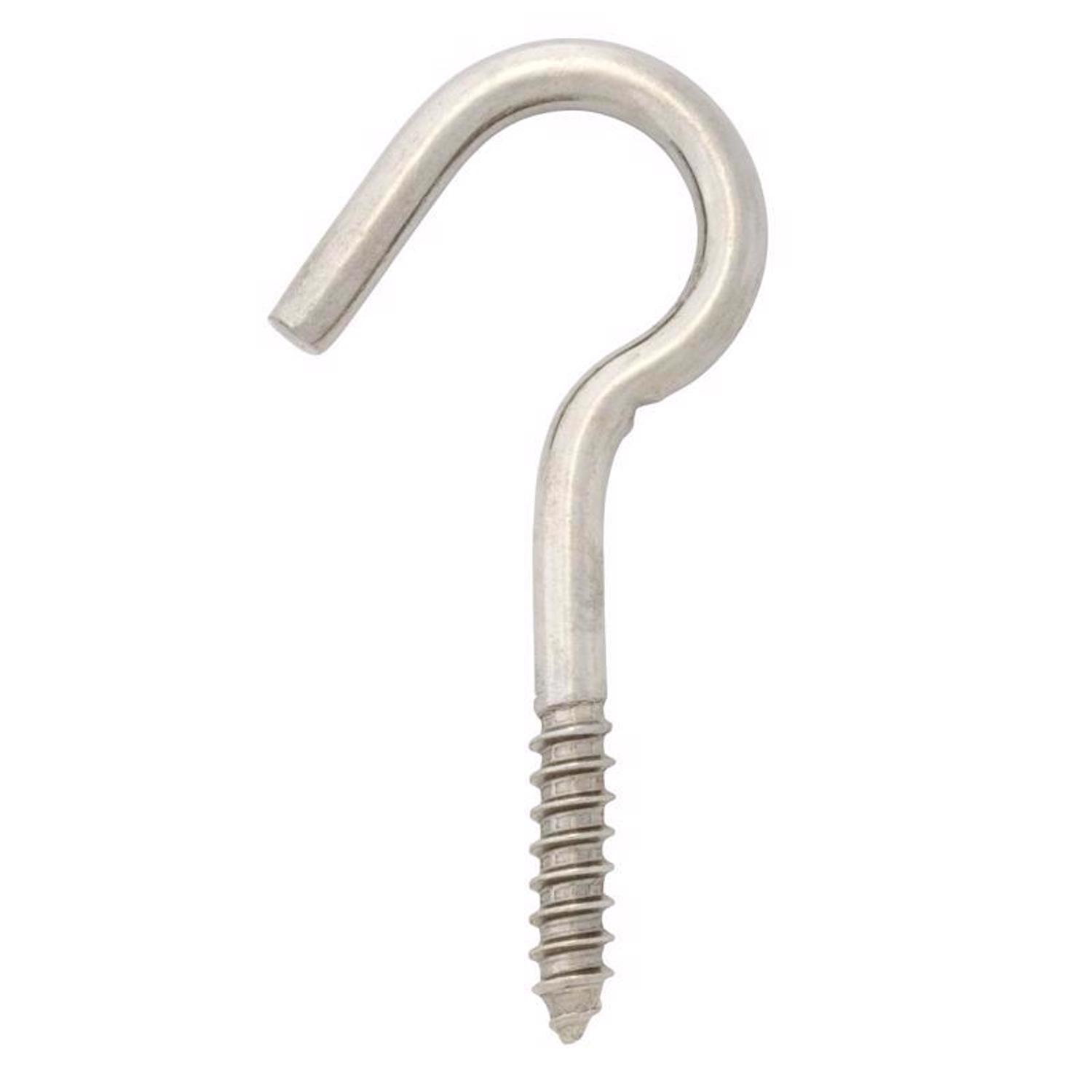 Hampton Small Stainless Steel 4.1875 in. L Clothesline Hook 215 lb 1 pk