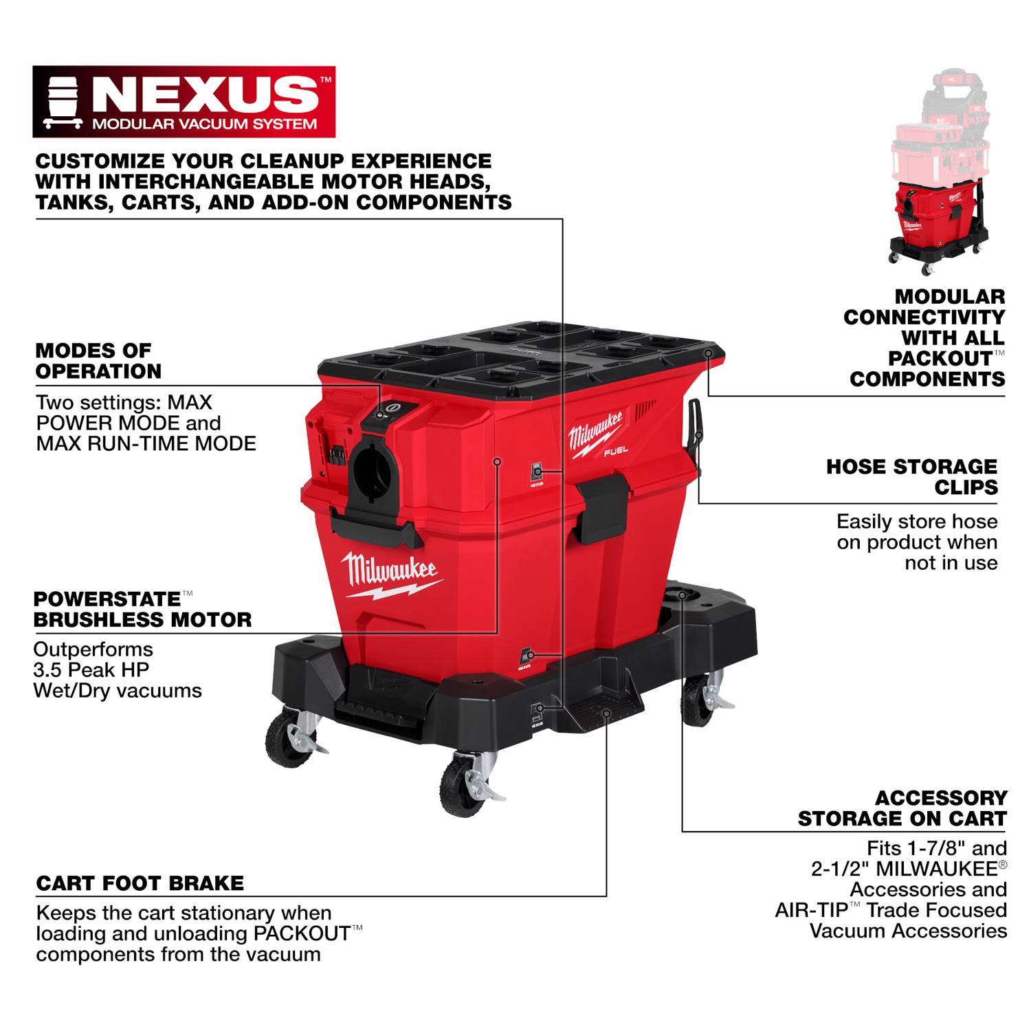 Milwaukee M18 6 gal. Cordless Wet/Dry Vacuum Kit
