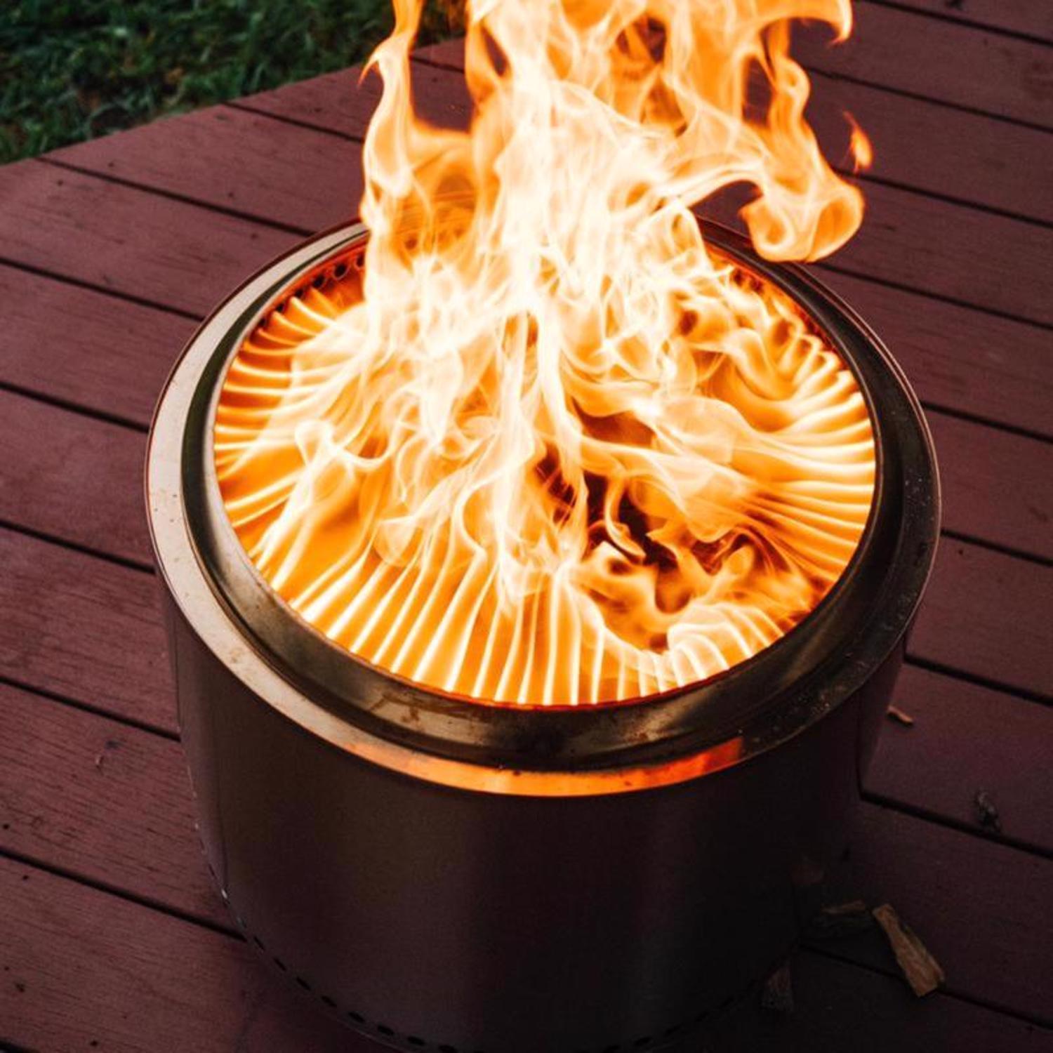 Solo Stove Yukon 2.0 27 in. W Stainless Steel Round Multi-Fuel Fire Pit with Stand