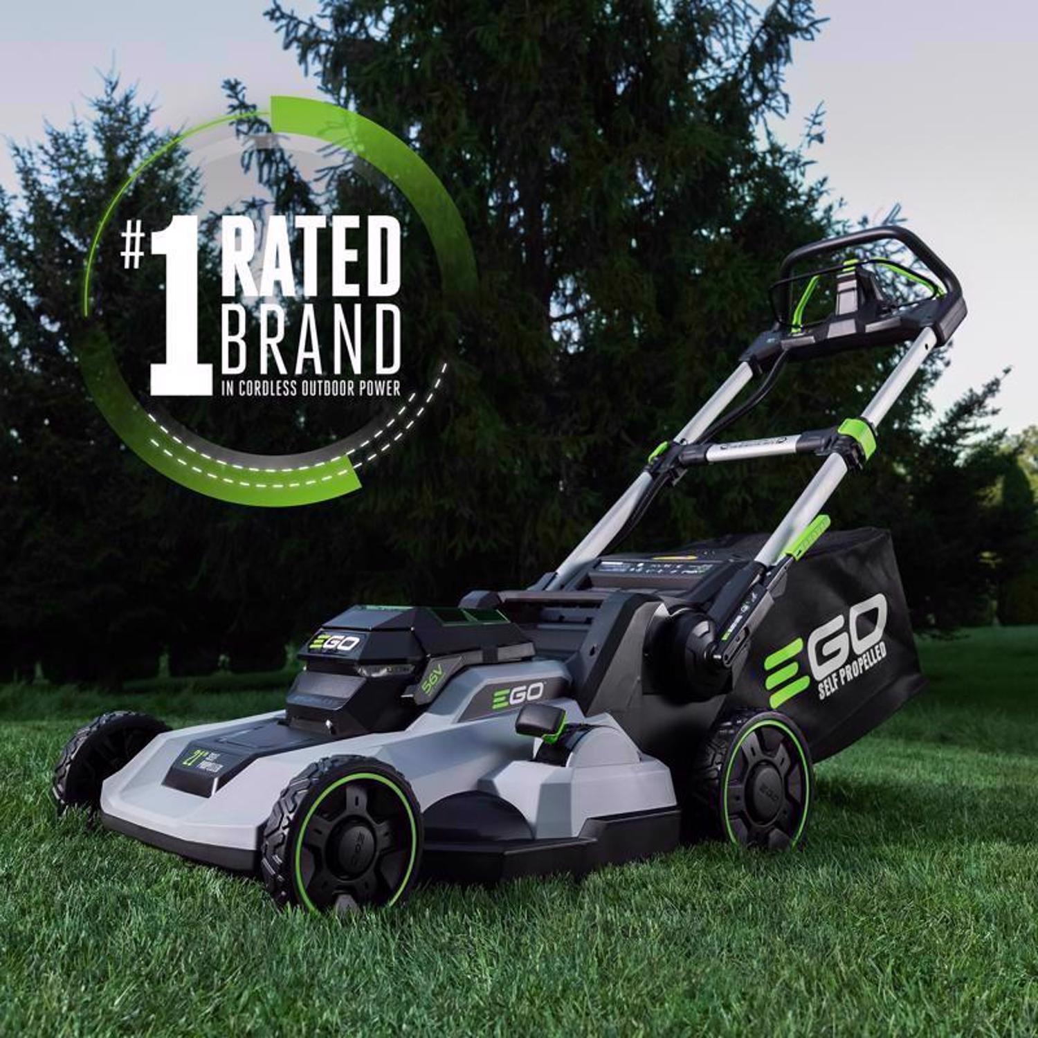 EGO Power+ LM2114SP 21 in. 56 V Battery Self-Propelled Lawn Mower Kit (Battery & Charger) W/ 6.0 AH BATTERY