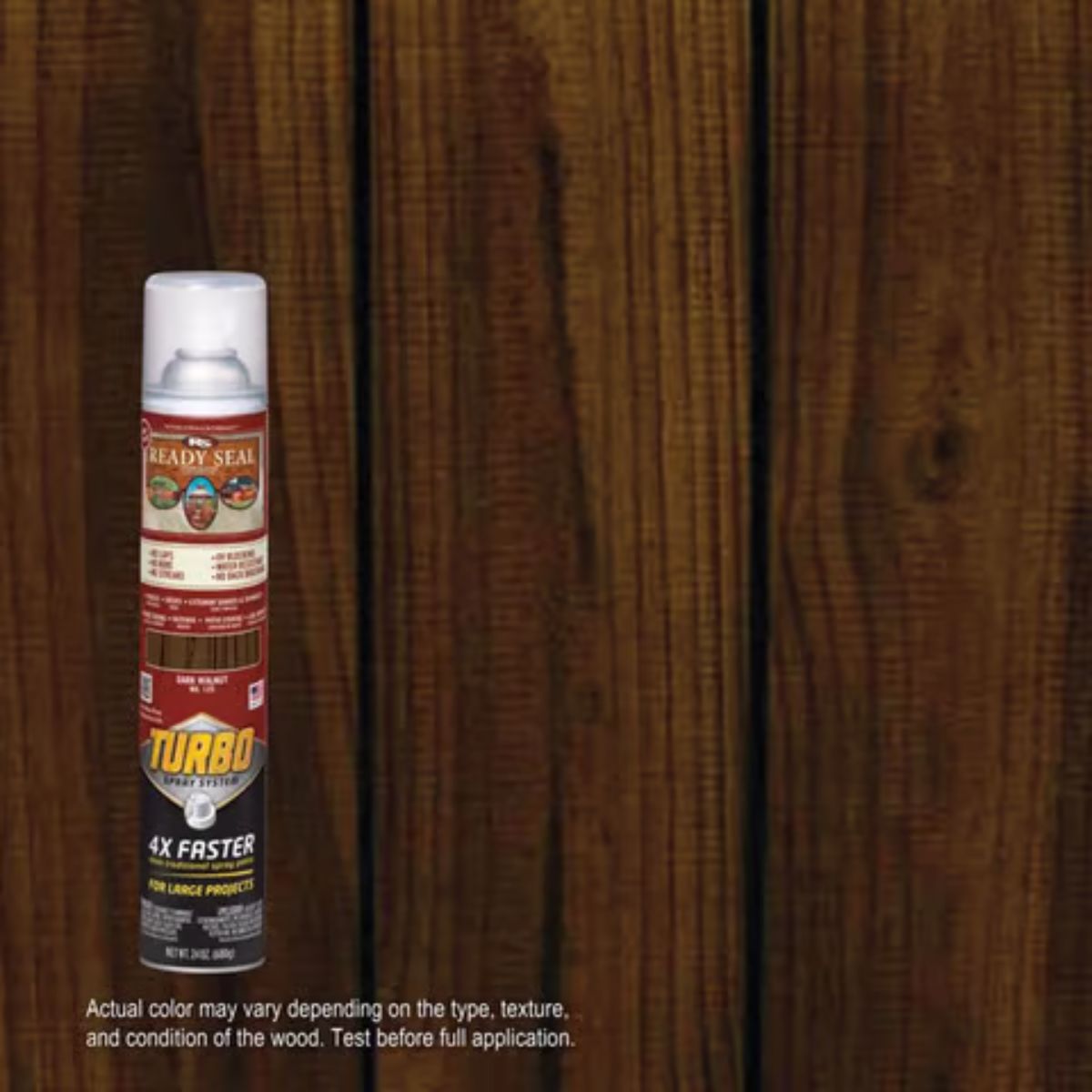 Ready Seal Turbo Spray Dark Walnut Wood Stain 24 oz.