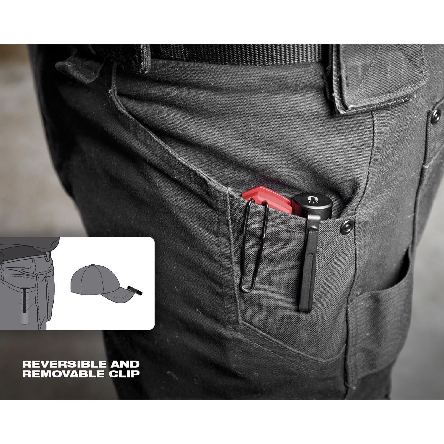Milwaukee 500 lm Black/Red LED Rechargeable Rechargeable Flashlight