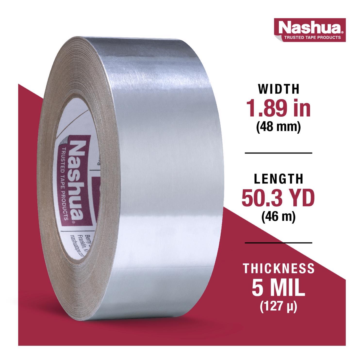 Nashua 1.89 in. W X 50.3 yd. L Silver Foil Tape