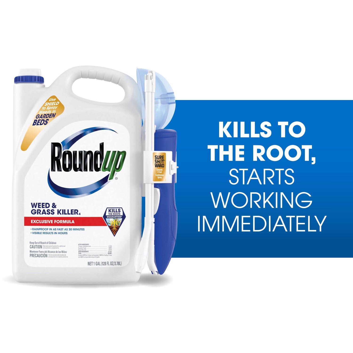 Roundup Weed and Grass Killer RTU Liquid 1 gal