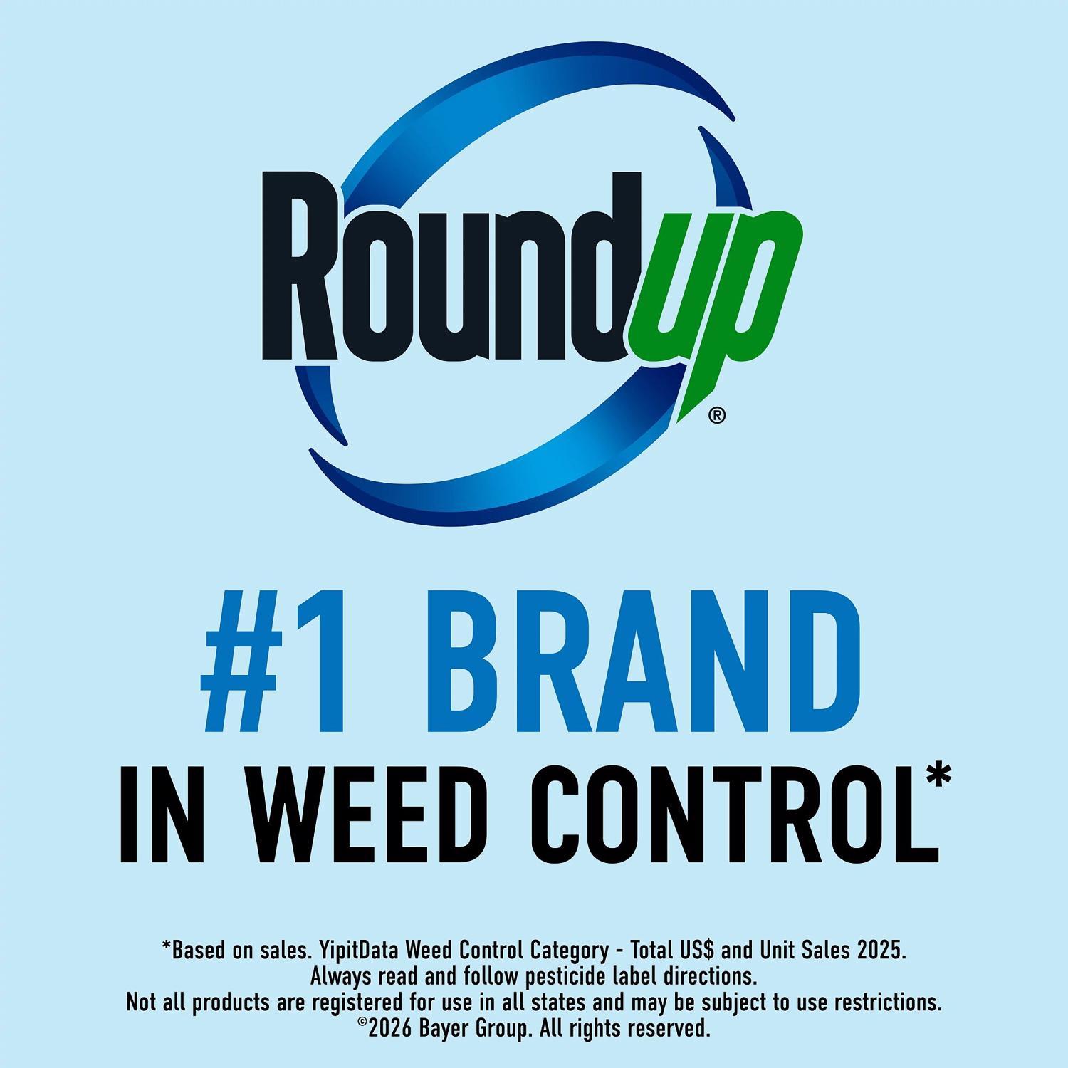 Roundup Weed and Grass Killer Concentrate 1 gal