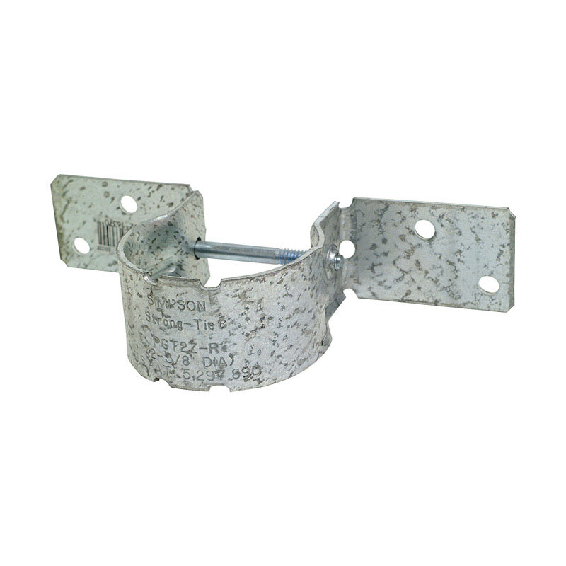 Simpson Strong-Tie Galvanized Steel Pipe Grip Tie 12 Ga.
