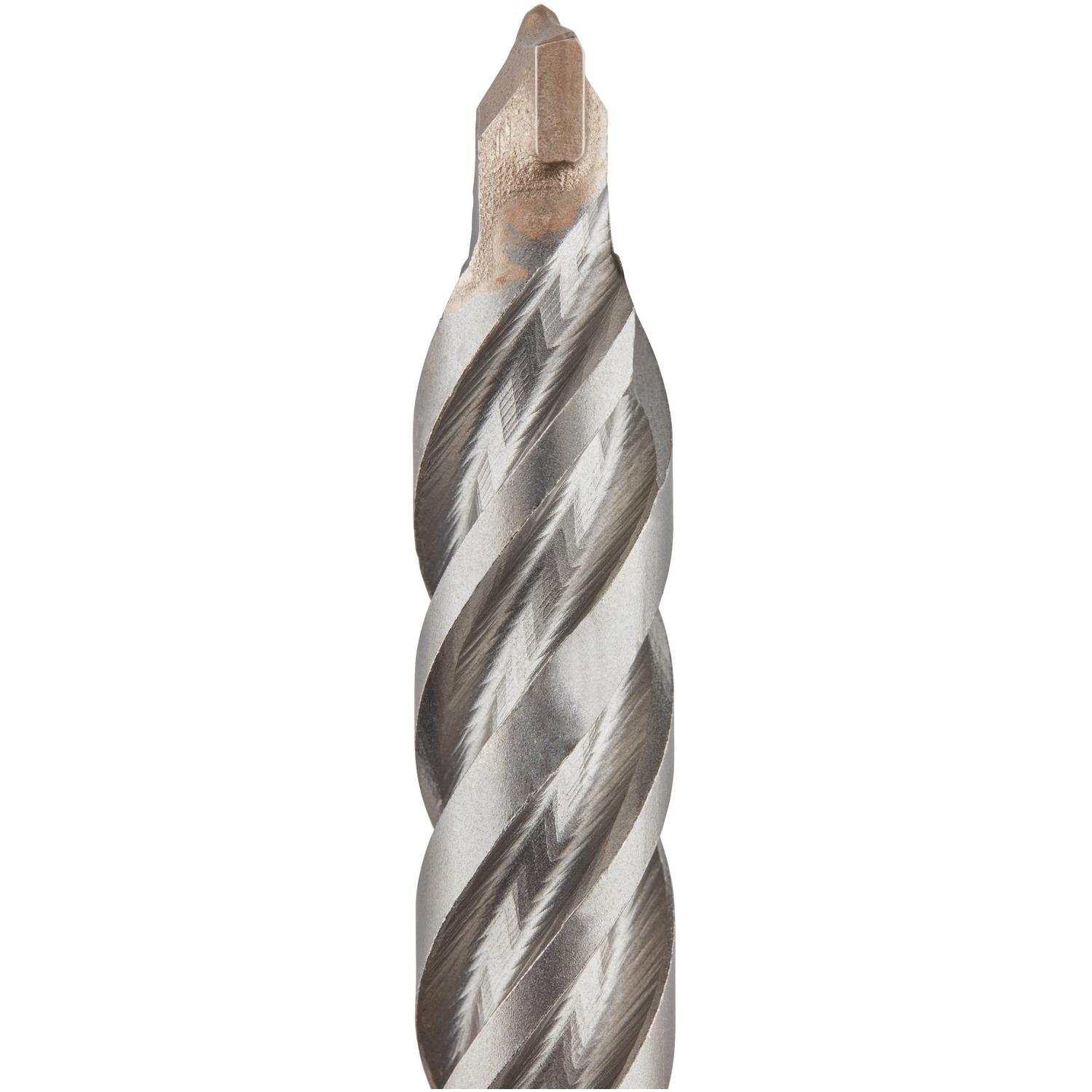 DeWalt Rock Carbide 7/8 in. X 12 in. L Carbide Tipped SDS-plus Drill Bit SDS-Plus Shank 1 pc