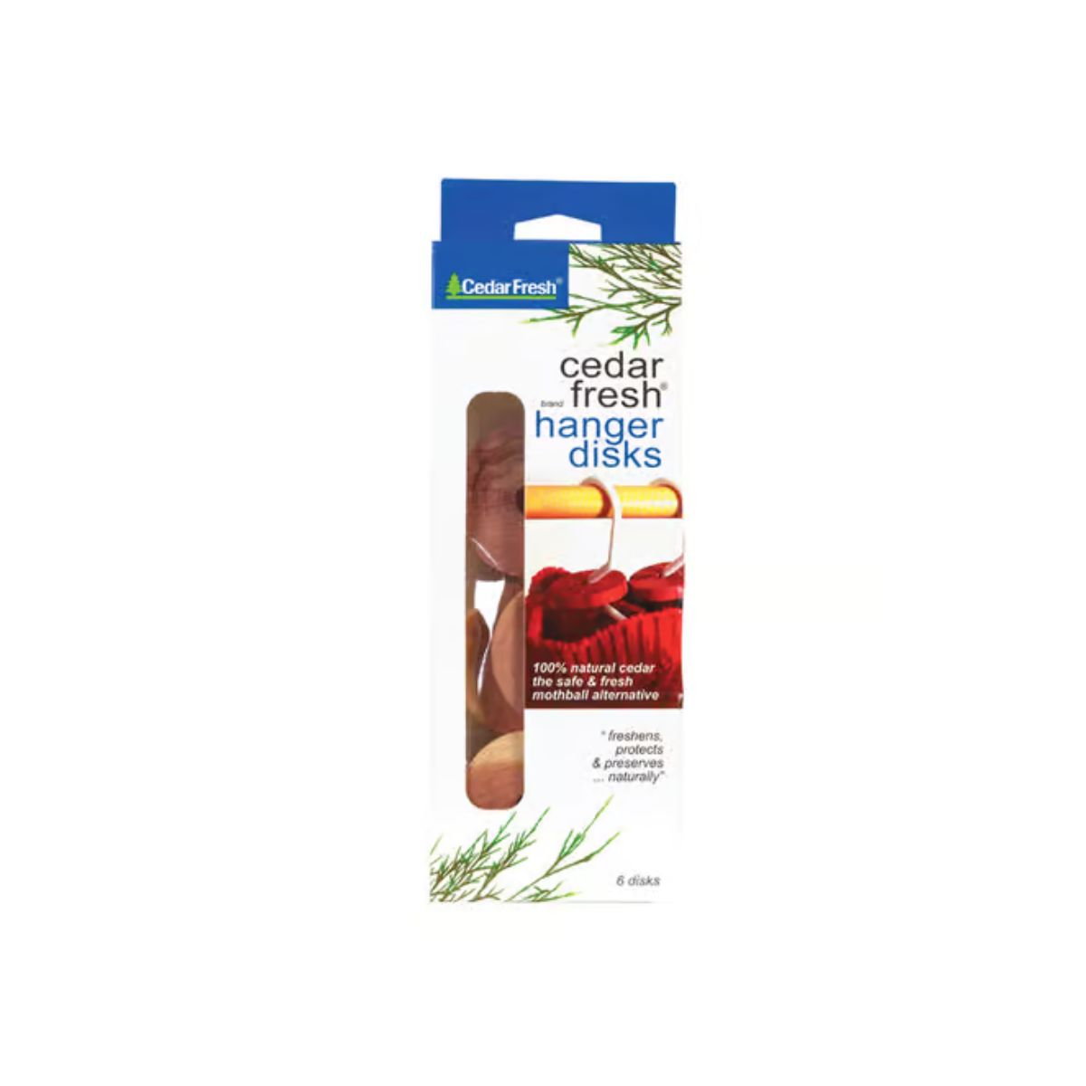 Household Essentials Cedar Fresh Natural Cedar Scent Cedar Disks 2 in. Wood