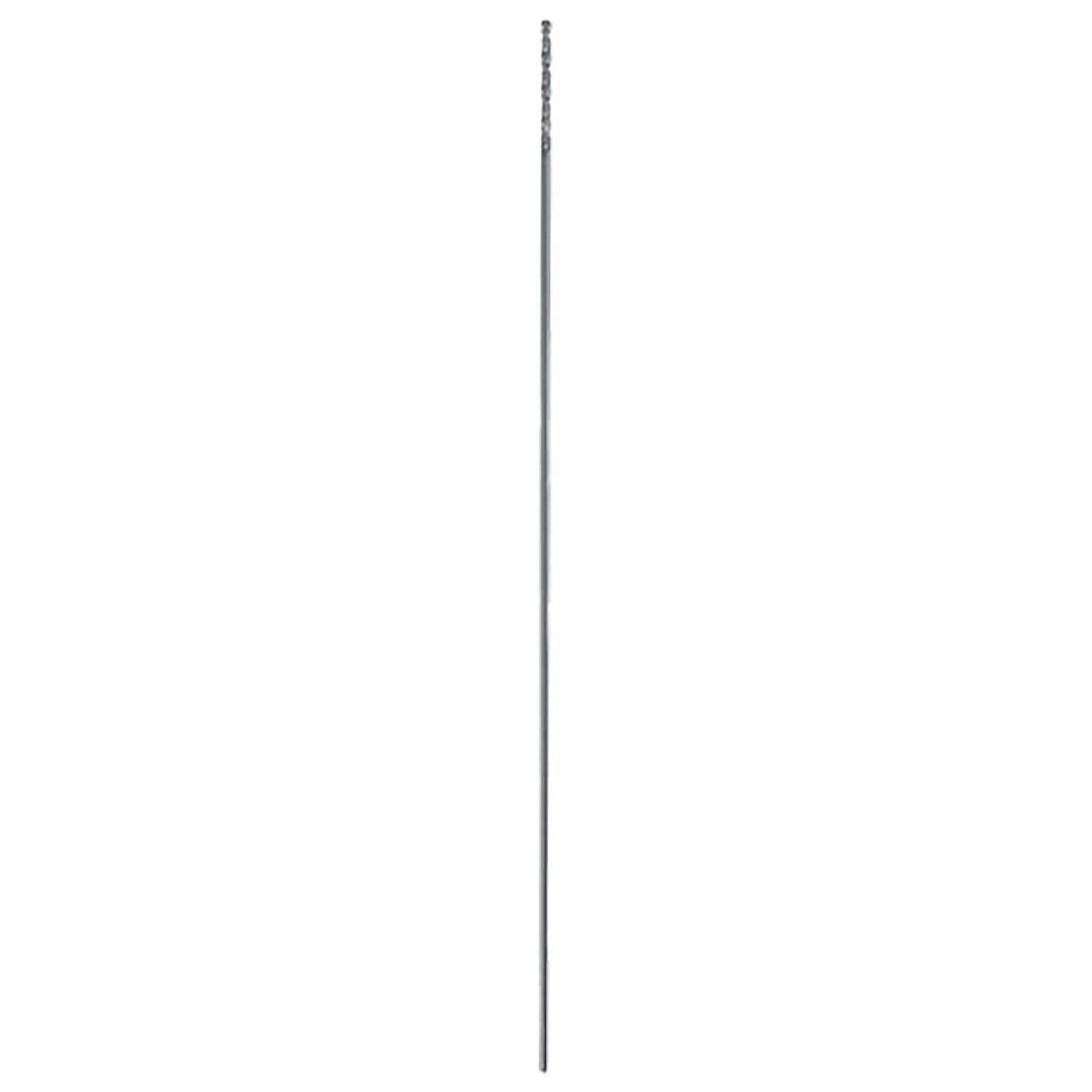 Milwaukee 1/8 in. X 12 in. L Aircraft Length Drill Bit 3-Flat Shank 1 pc