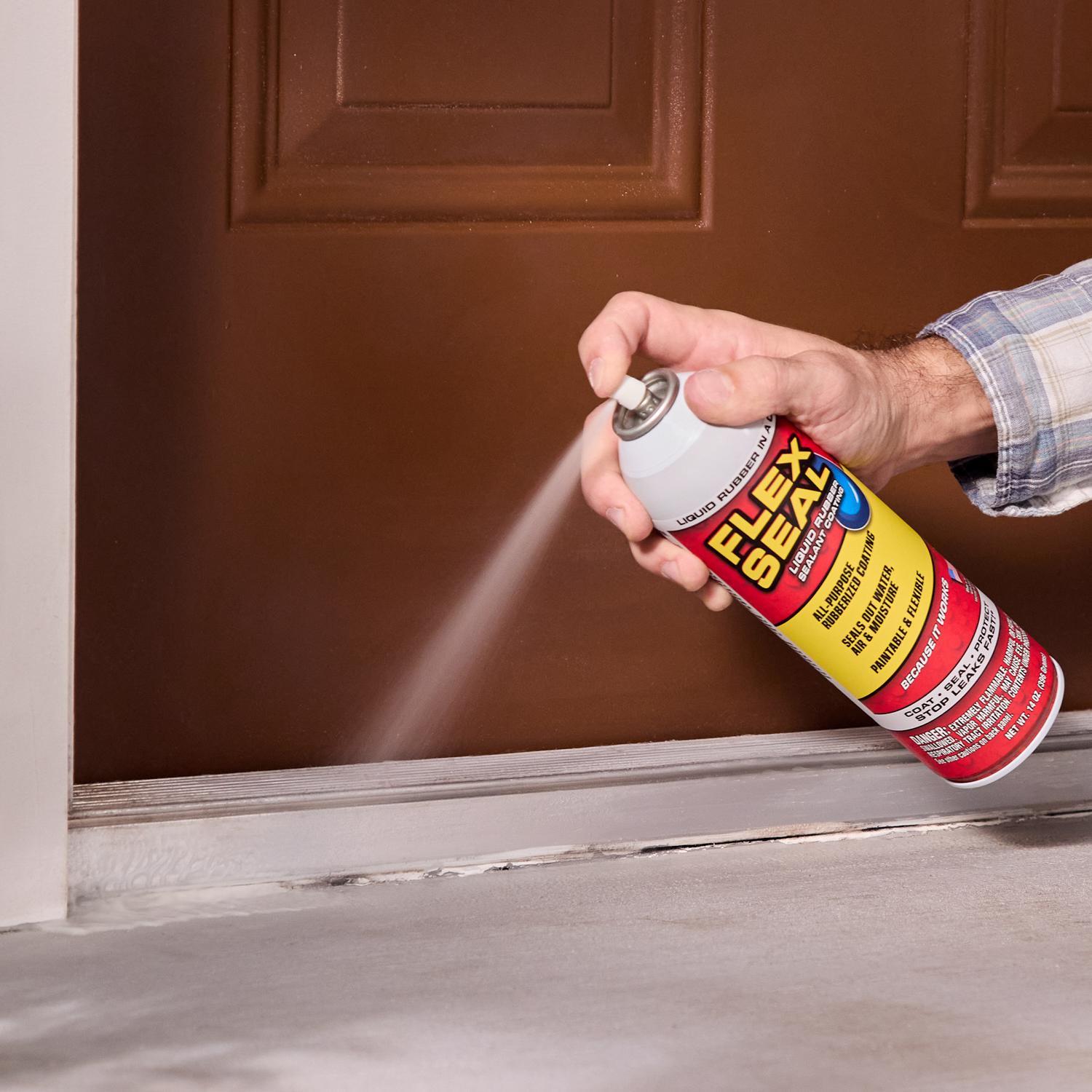 Flex Seal Family of Products Flex Seal Clear Rubber Spray Sealant 14 oz