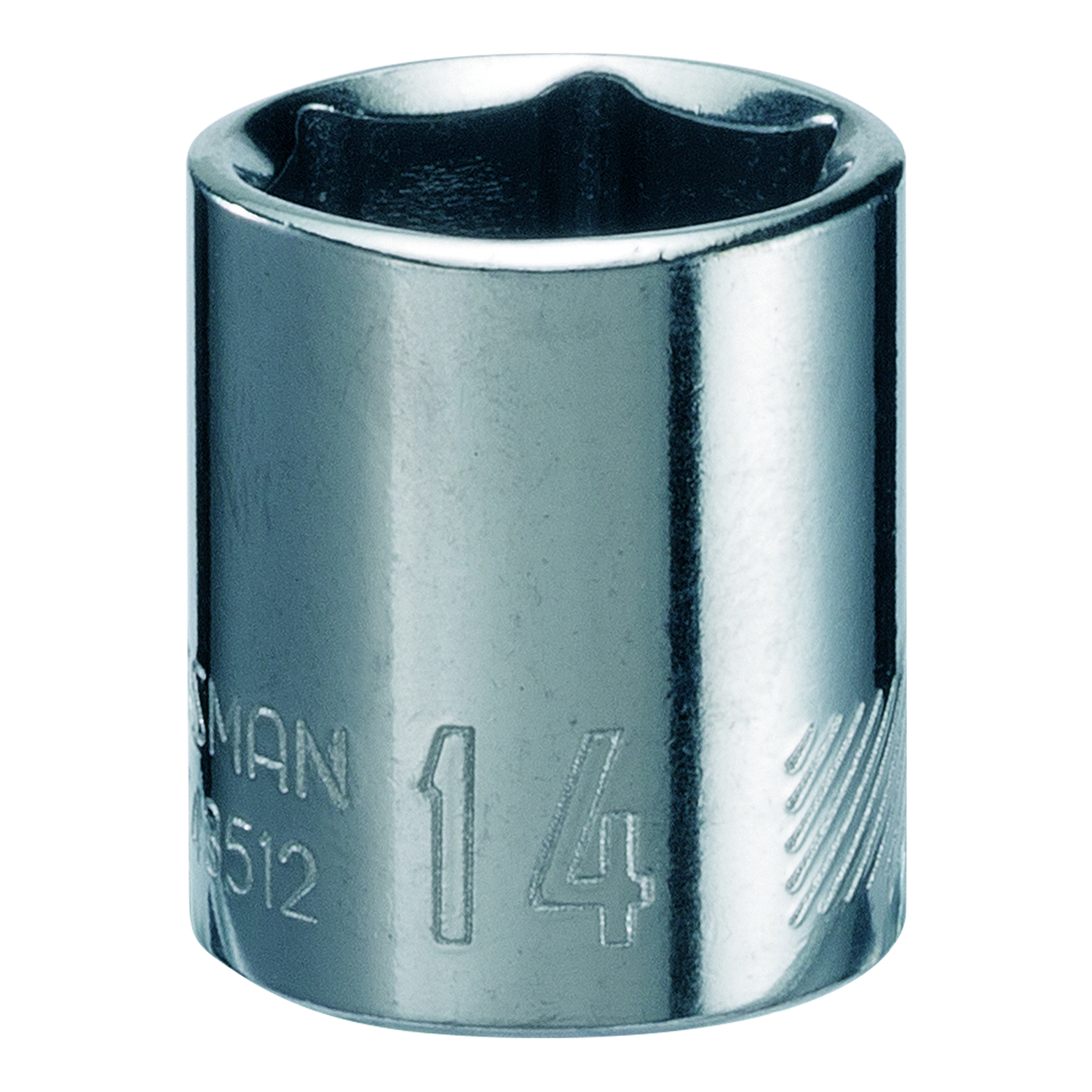 Craftsman 14 mm X 1/4 in. drive Metric 6 Point Standard Shallow Socket 1 pc