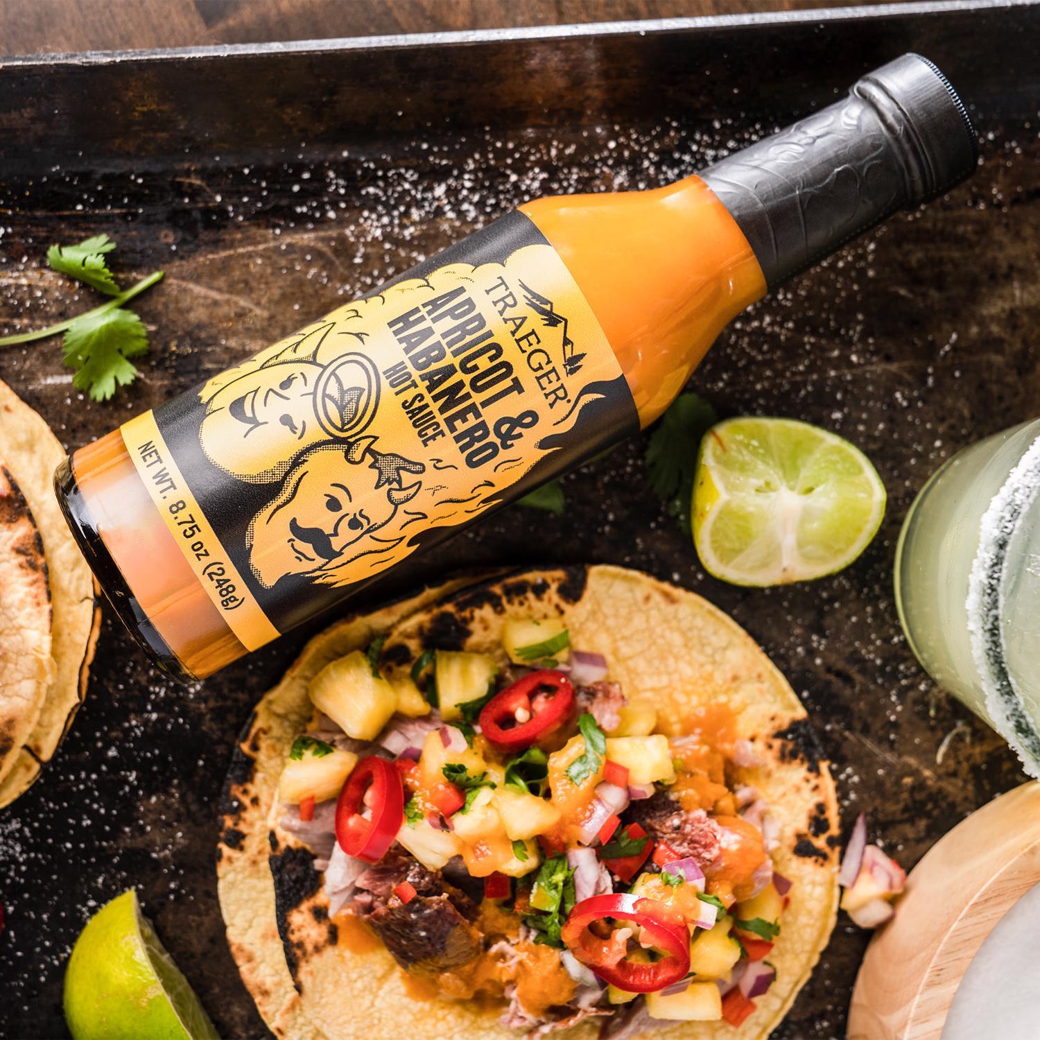 Traeger Apricot & Habanero Hot Sauce 8.75 oz
