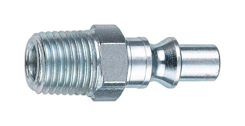 Tru-Flate Steel Air Plug 1/4 in. Male 1 pc