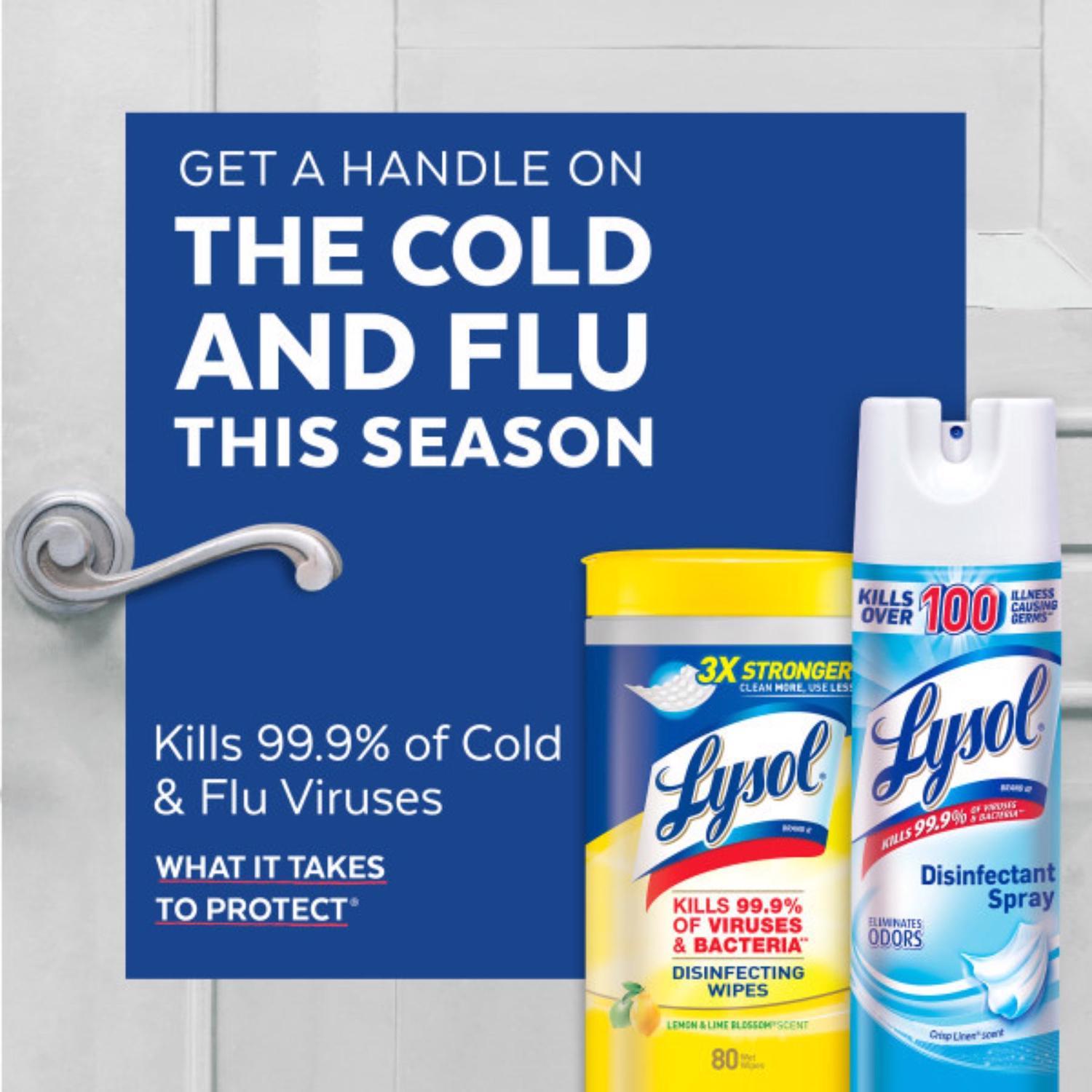 Lysol Crisp Linen Scent Disinfectant Spray 19 oz 1 pk
