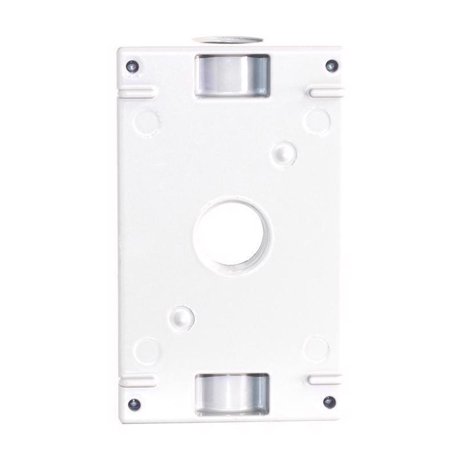 Sigma Engineered Solutions New Work 18.3 cu in Rectangle Metallic 1 gang Weatherproof Box White