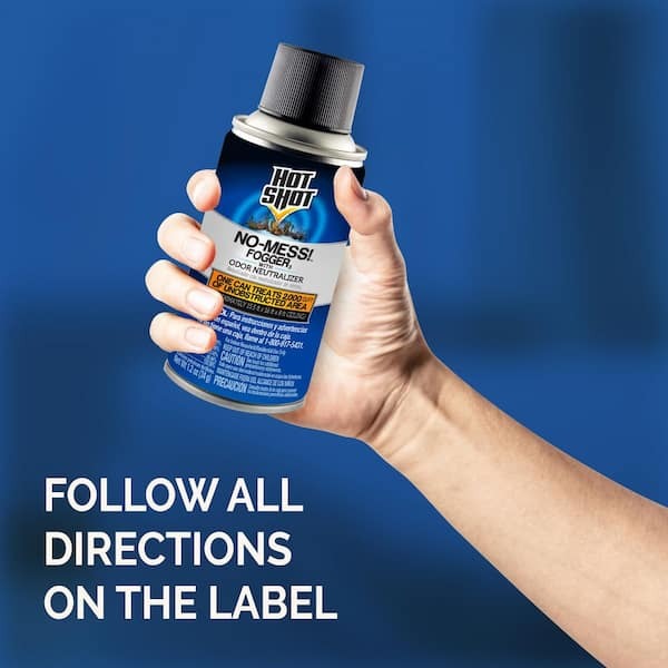 Hot Shot No-Mess Insect Fogger Aerosol with Odor Neutralizer 3-Count