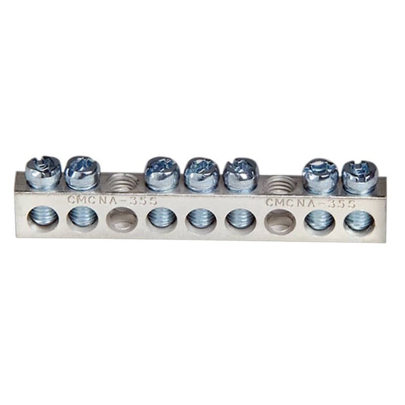 Square D 100/200 amps 120/240 V 1 space 12 circuits Surface Mount Ground Bar Kit