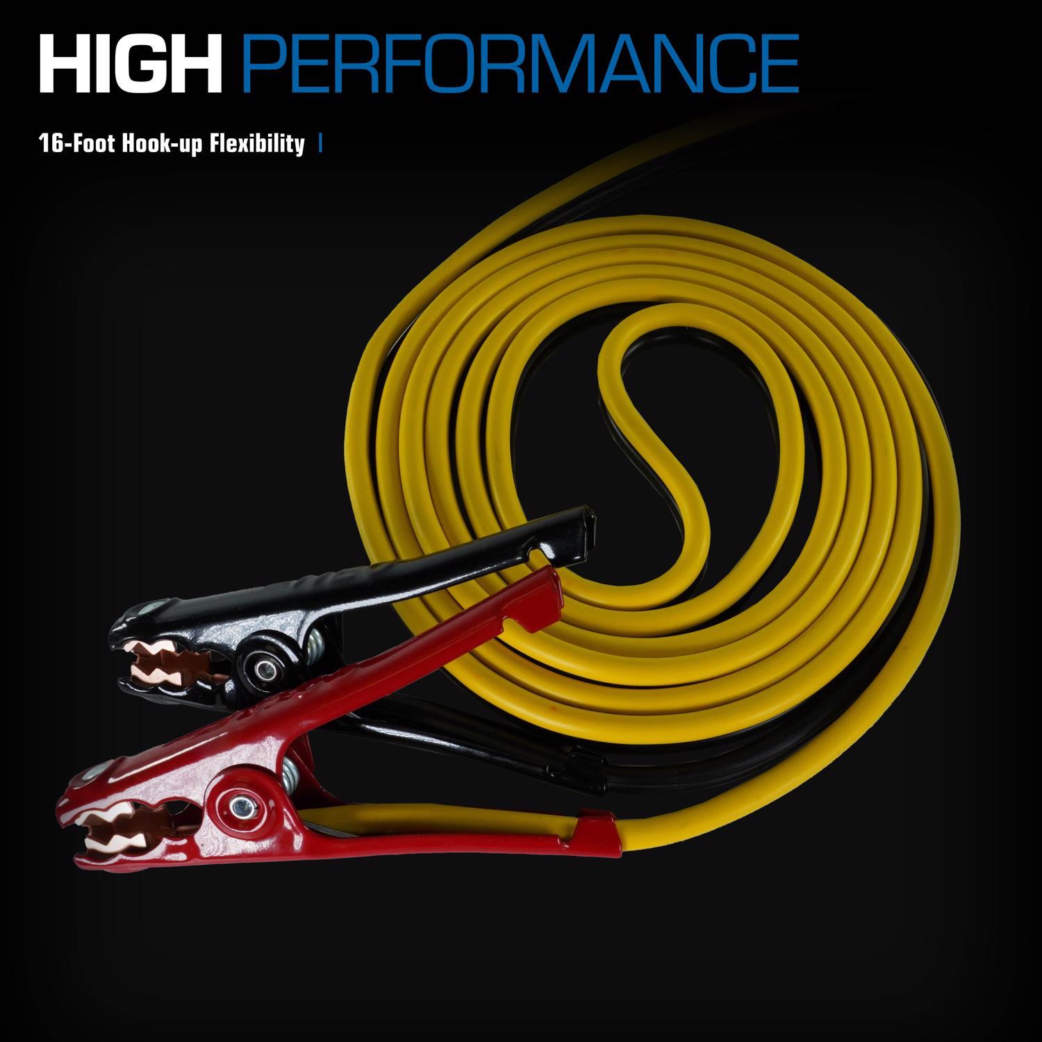 DieHard 16 ft. 8 Ga. Booster Cable Clamps