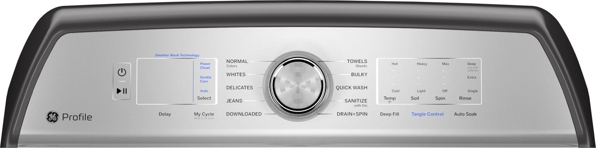 GE Profile ENERGY STAR 4.9 cu. ft. Capacity Washer with Smarter Wash Technology and FlexDispense