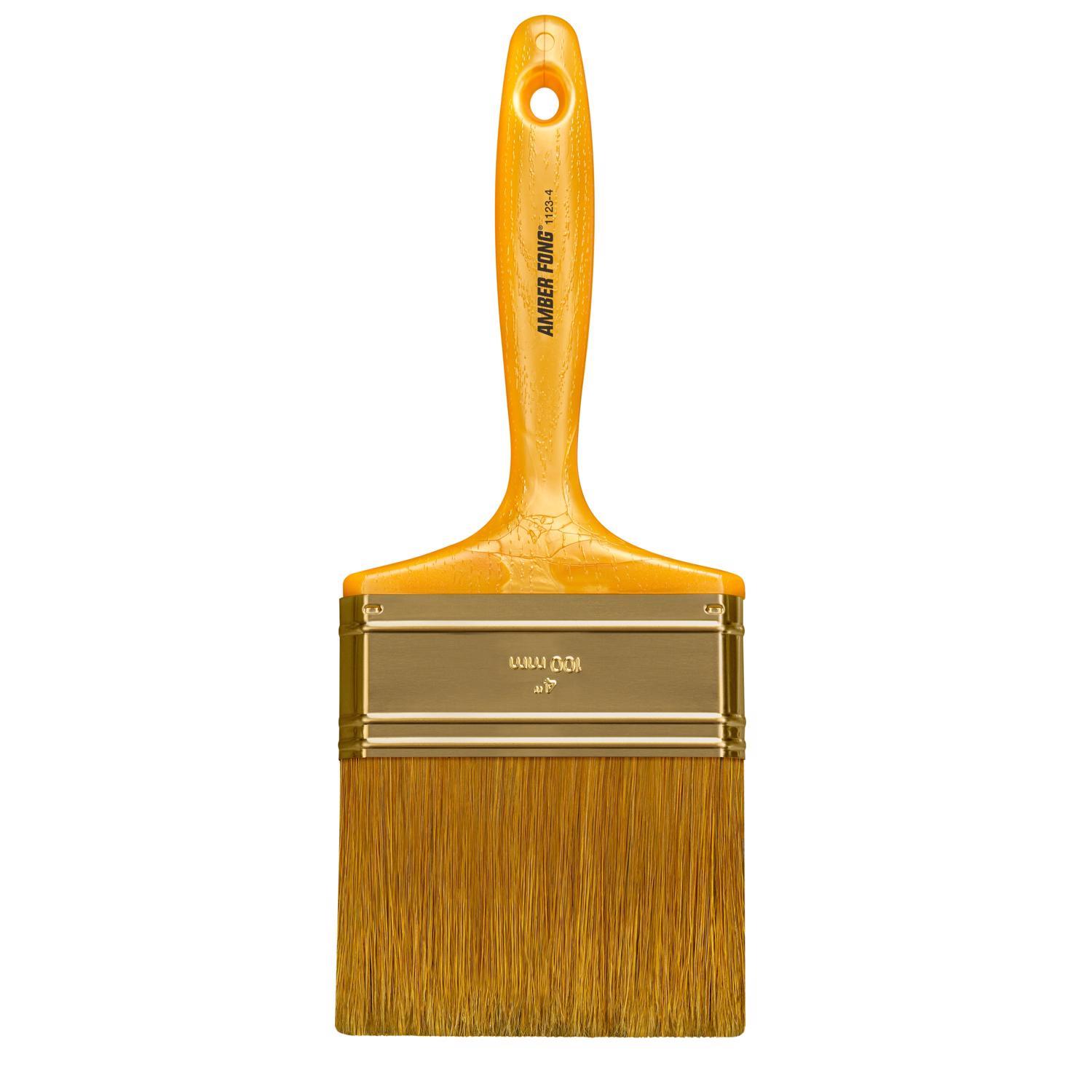 Wooster Amber Fong 4 in. Soft Flat Oil-Based Paint Brush