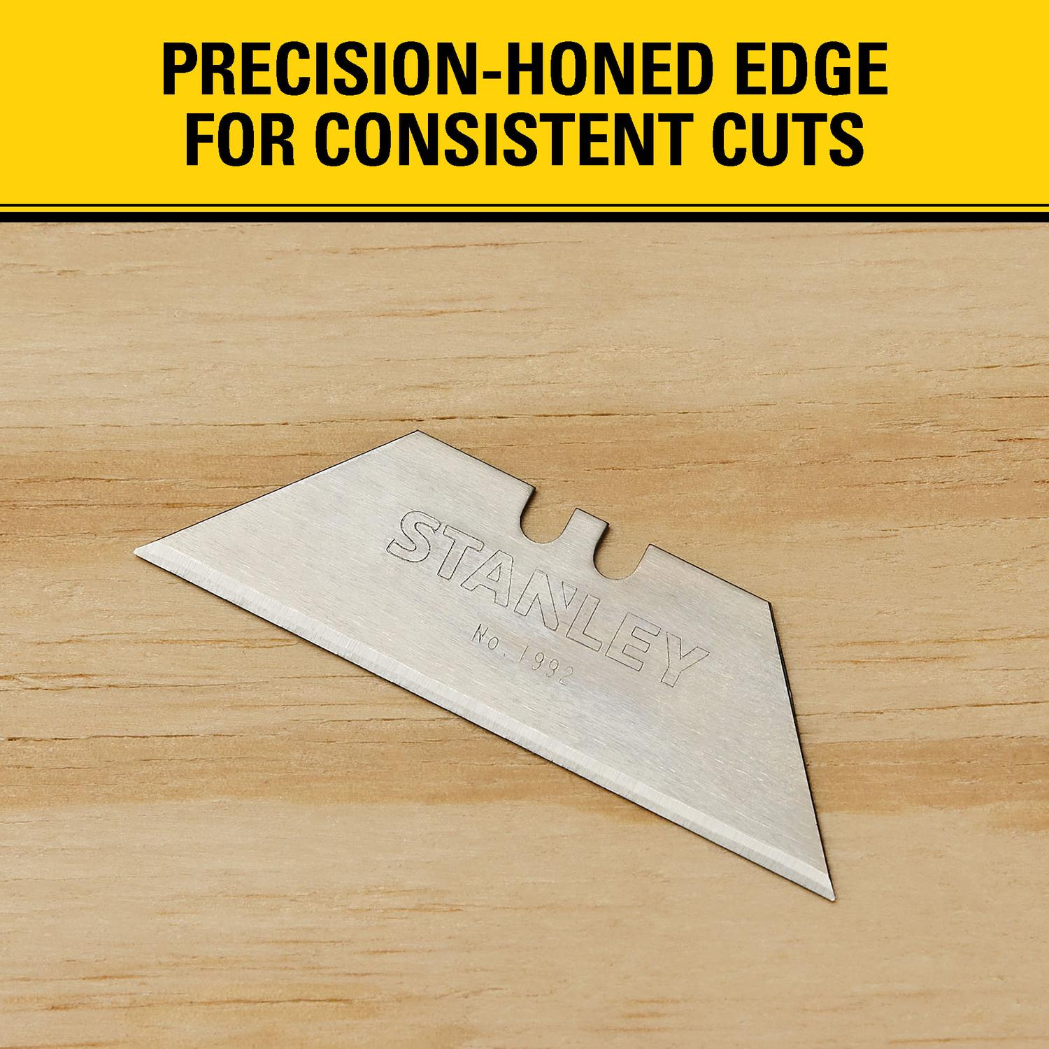 Stanley Steel Heavy Duty Blade Dispenser with Blades 2.4 in. L 100 pc