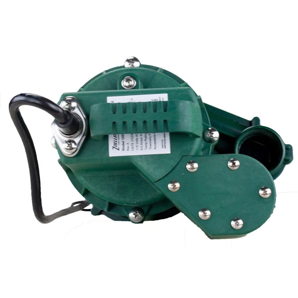 Zoeller 3/4 HP 80 gpm Cast Iron Vertical Float Switch AC Submersible Sump Pump 9 ft&sup3;