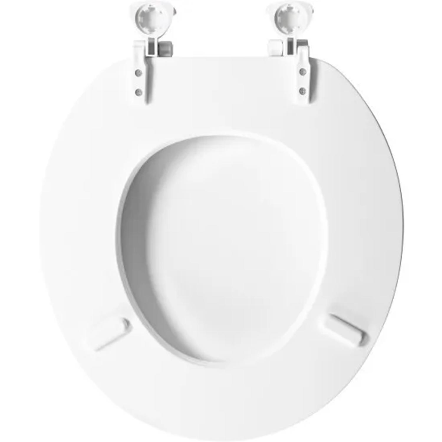 Mayfair by Bemis Eden Round White Soft Toilet Seat