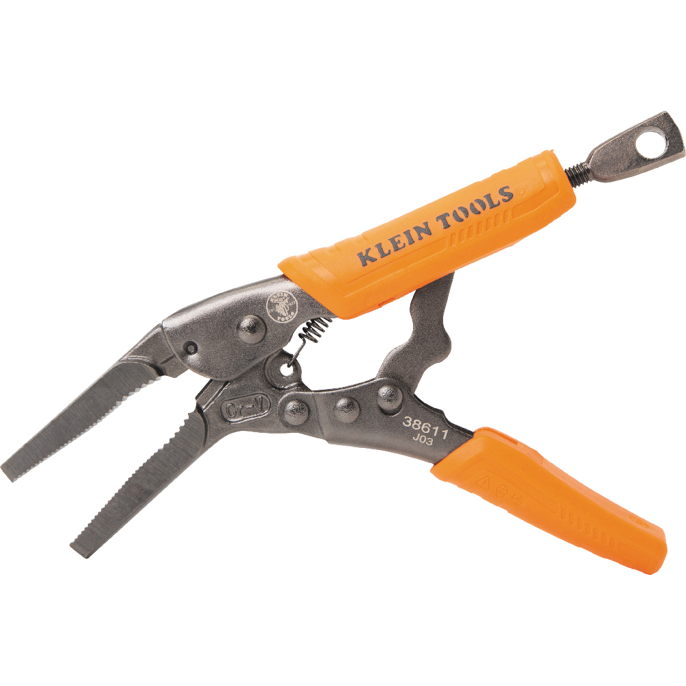 Klein Long Nose Locking Pliers, 6-in.