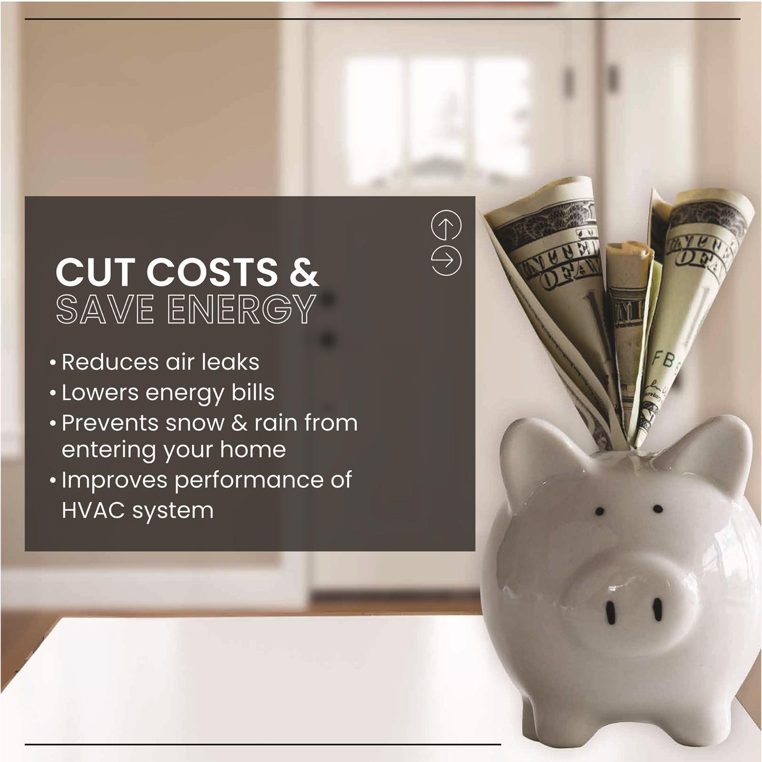 M-D Building Products Brown Vinyl Clad Foam Kerf Molding For Top/Side Seal 96 in. L X 0.5 in.