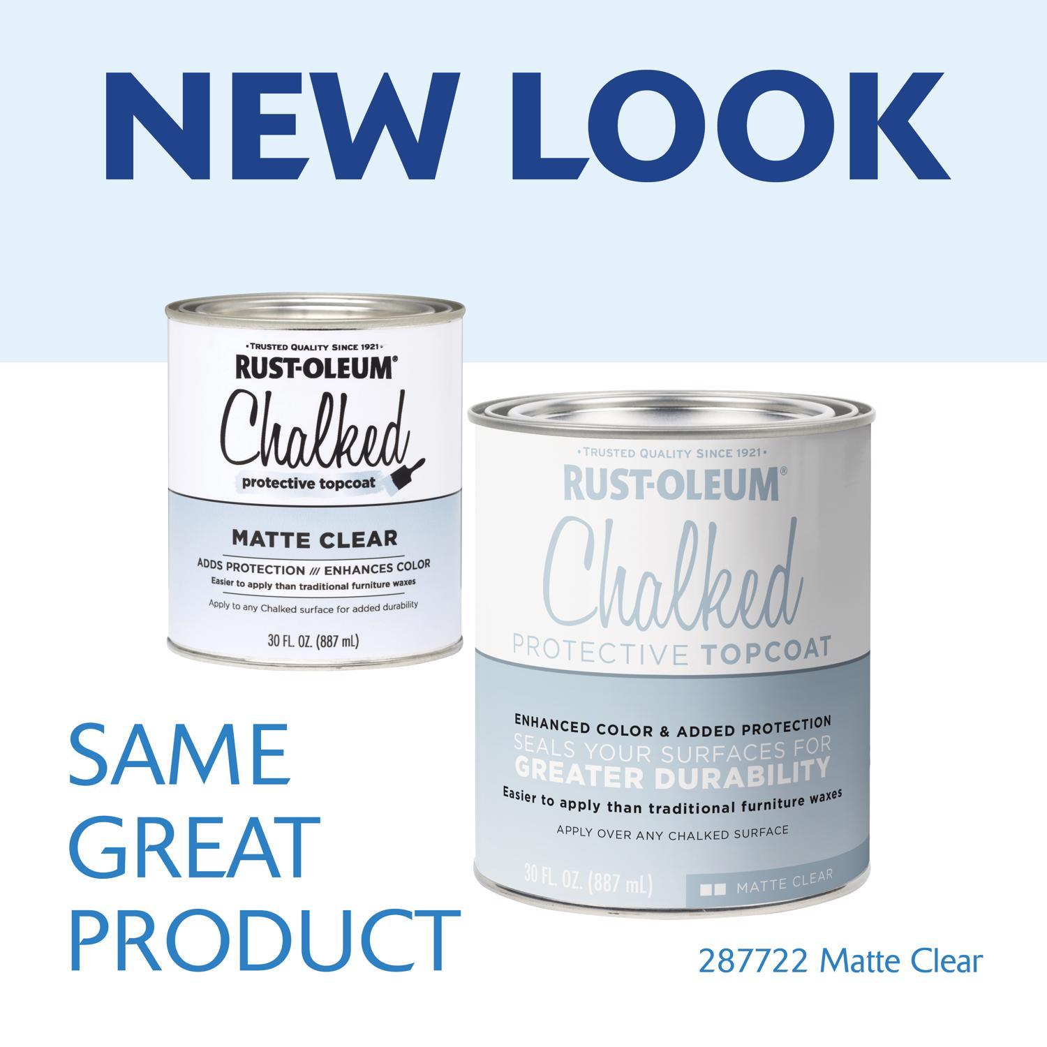 Rust-Oleum Chalked Matte Clear Chalk Paint 30 oz