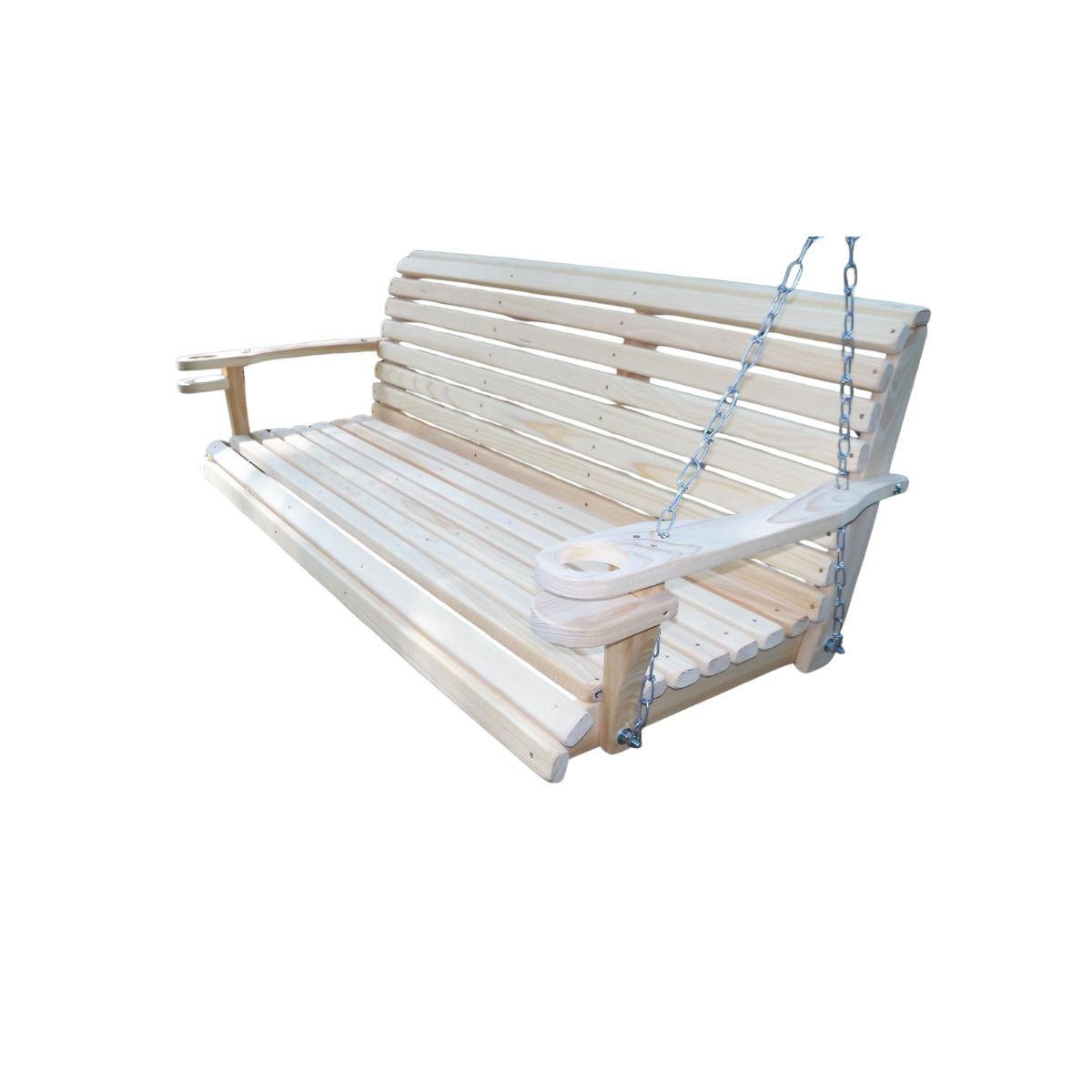 5 ft. Cypress Porch Swing Made in USA with Hanging Hardware